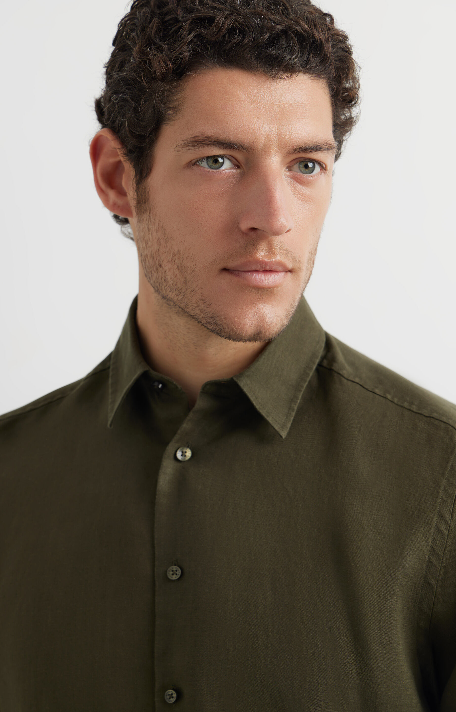 Lniana koszula regular - 3