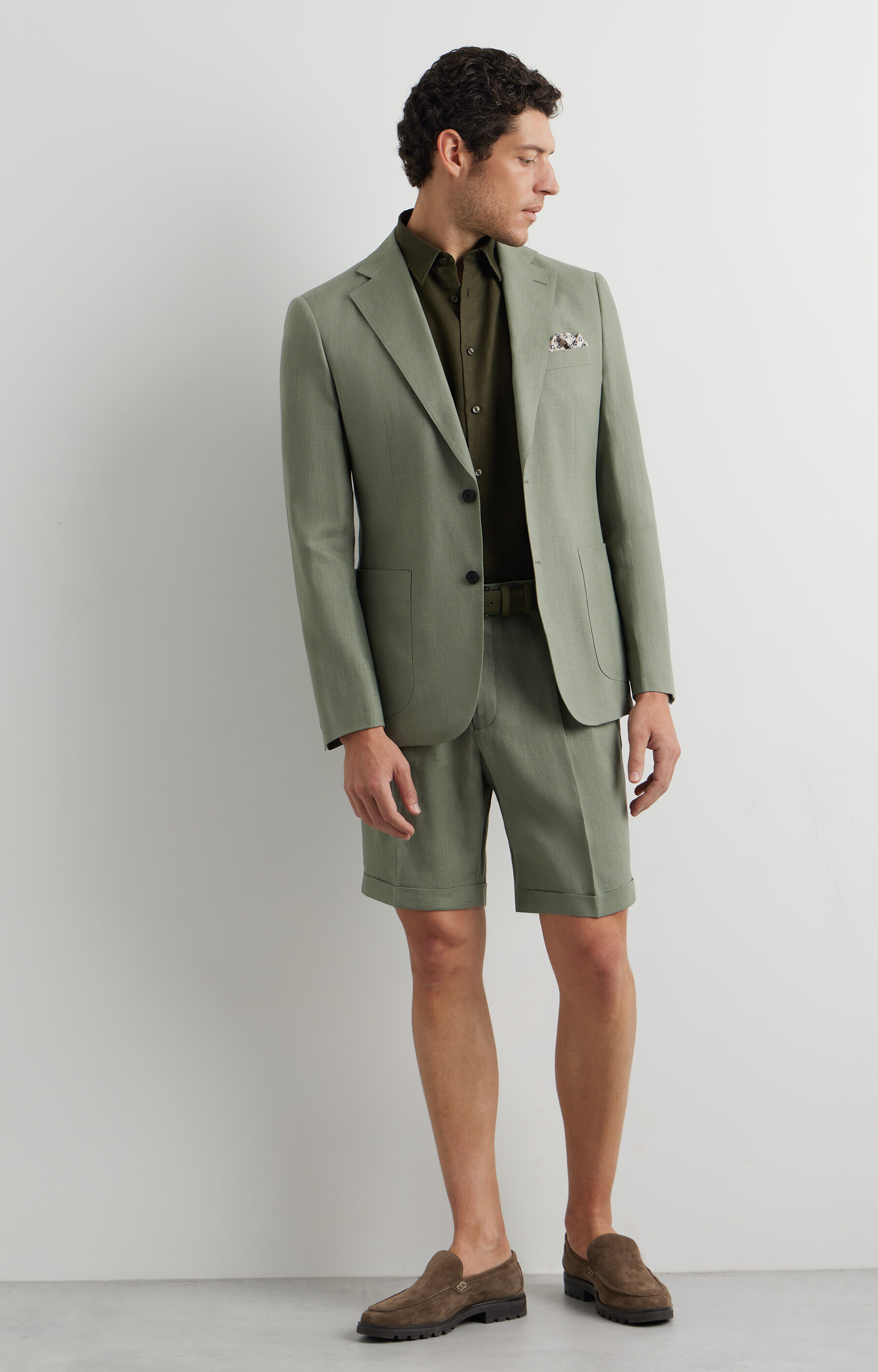 Lniana koszula regular - 6