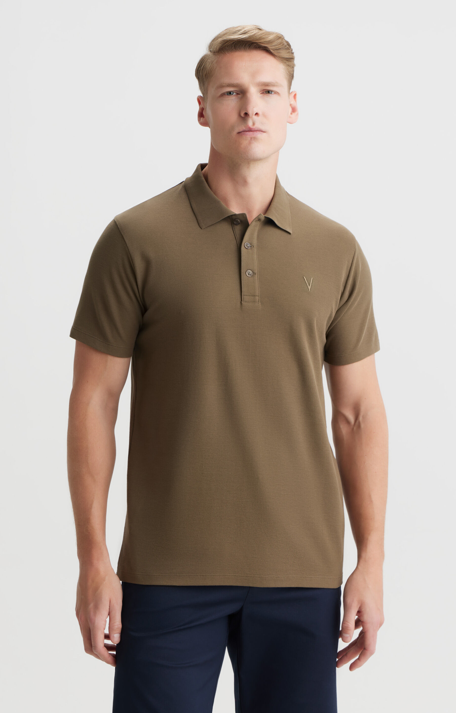 Polo regular z logo