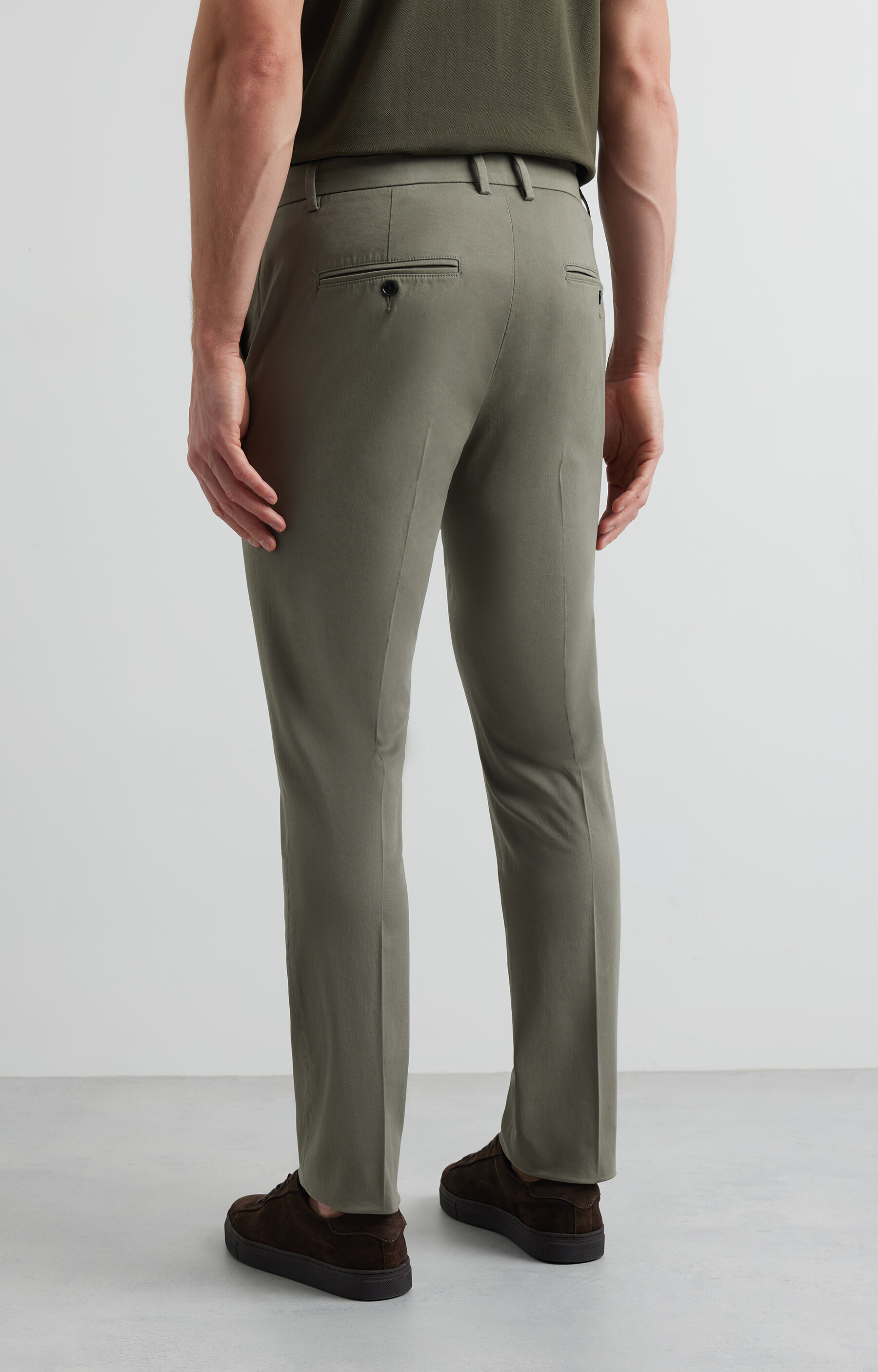 Oliwkowe spodnie VISTULA - 4