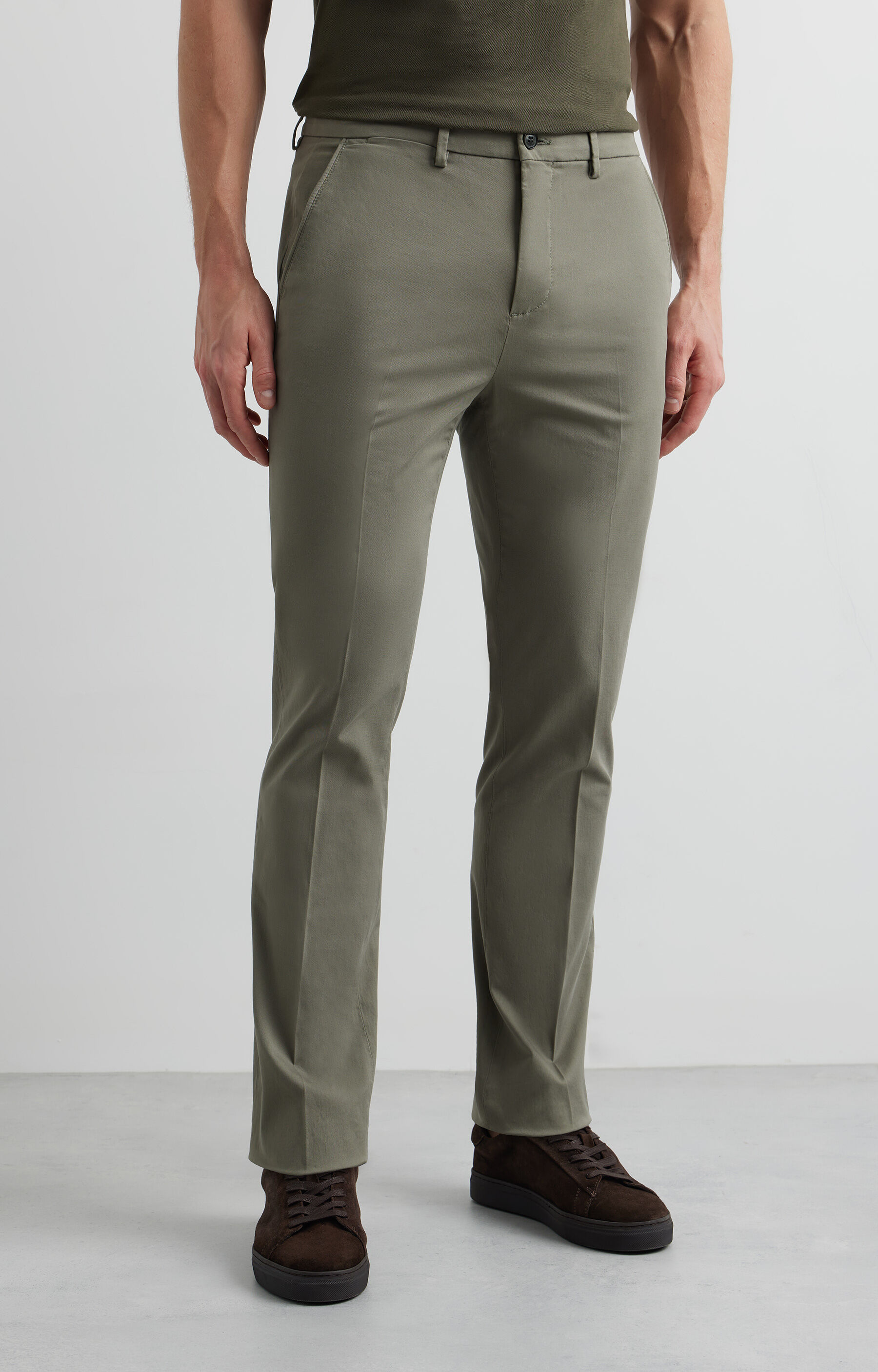 Oliwkowe spodnie VISTULA - 3