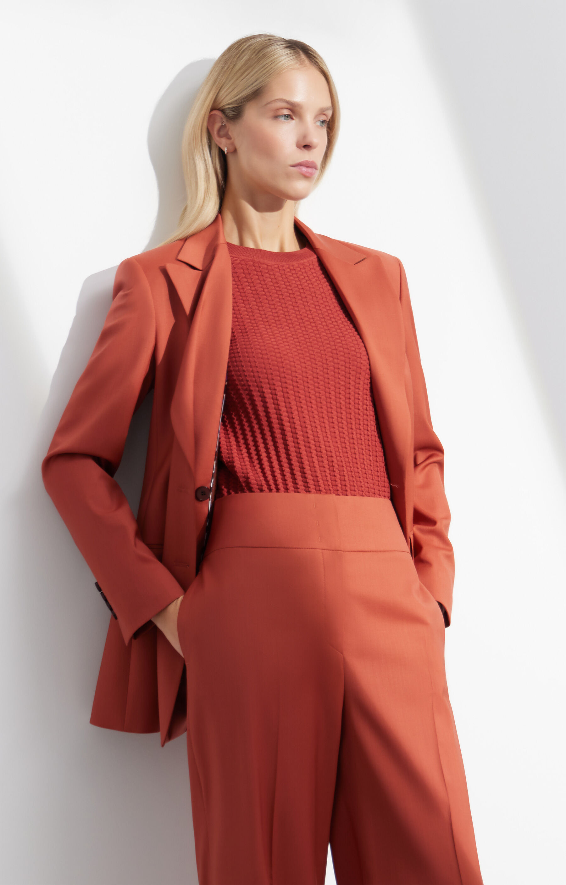 Dwurzędowa marynarka slim do garnituru - Mix&Match - 7