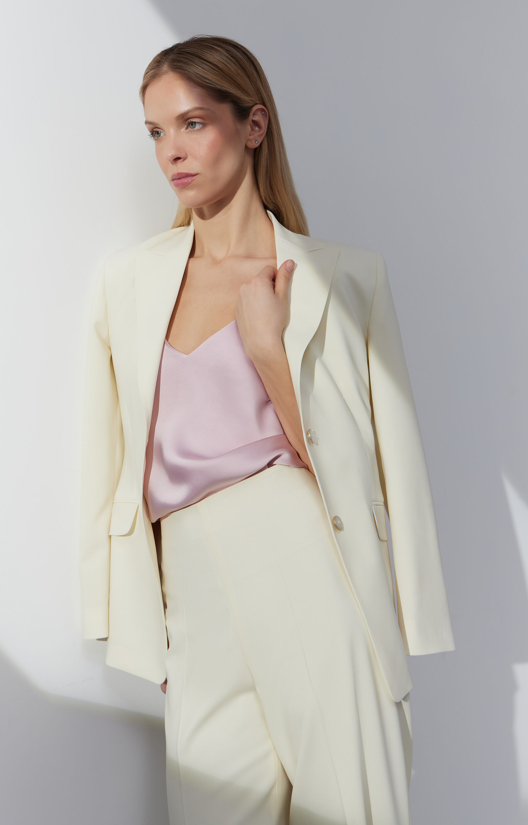 Bluzka slim na ramiączkach - 5