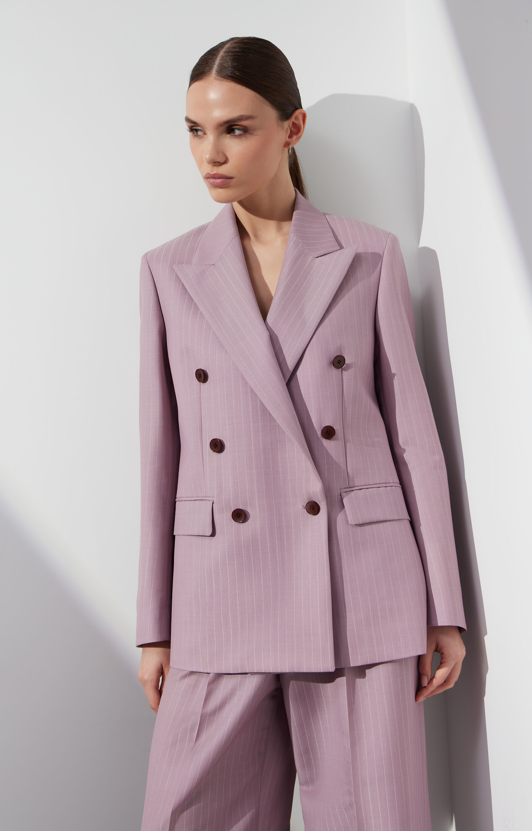 Dwurzędowa marynarka slim do garnituru - Mix&Match - 5