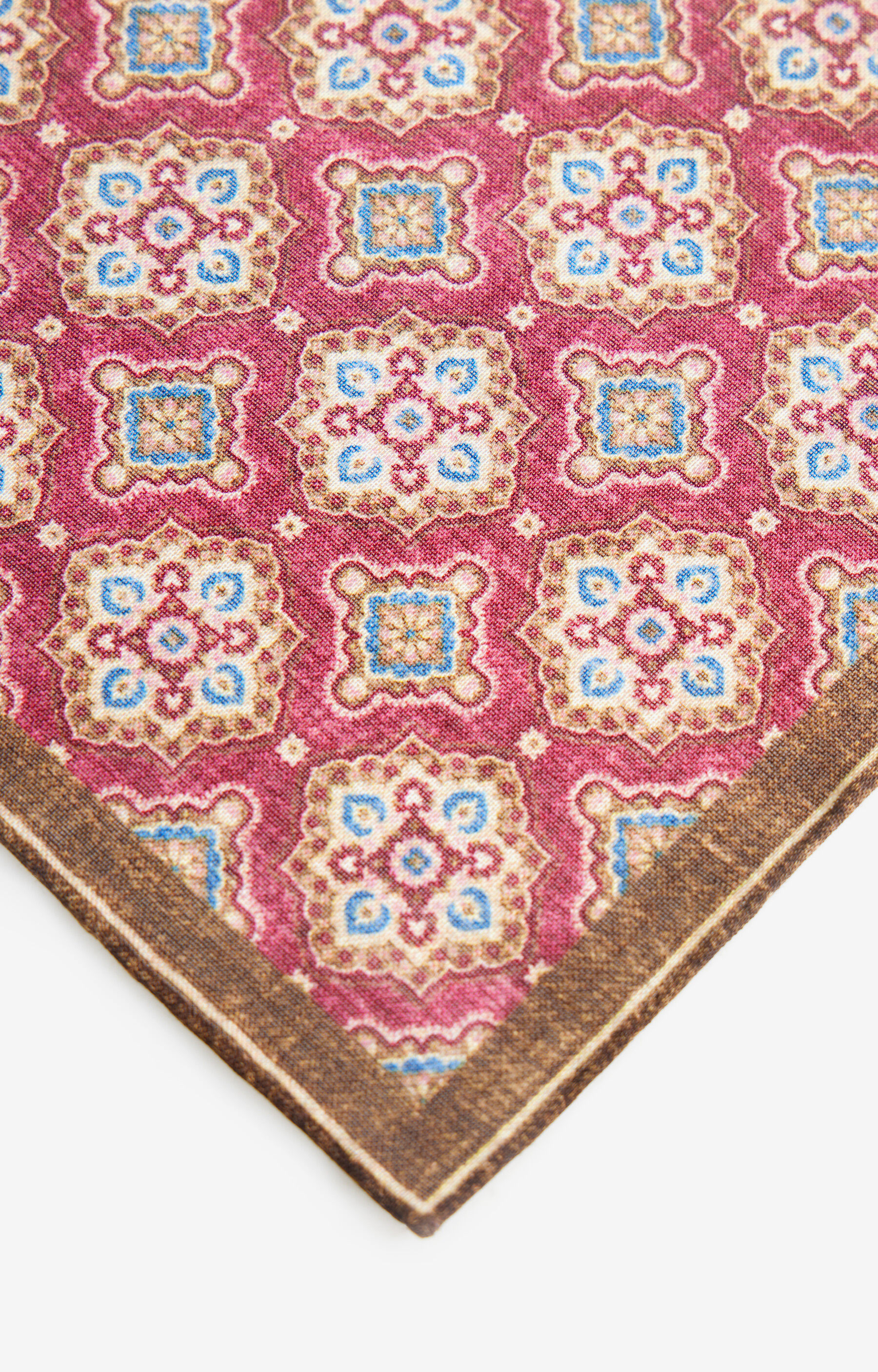 Wełniana poszetka w geometryczny wzór - 2