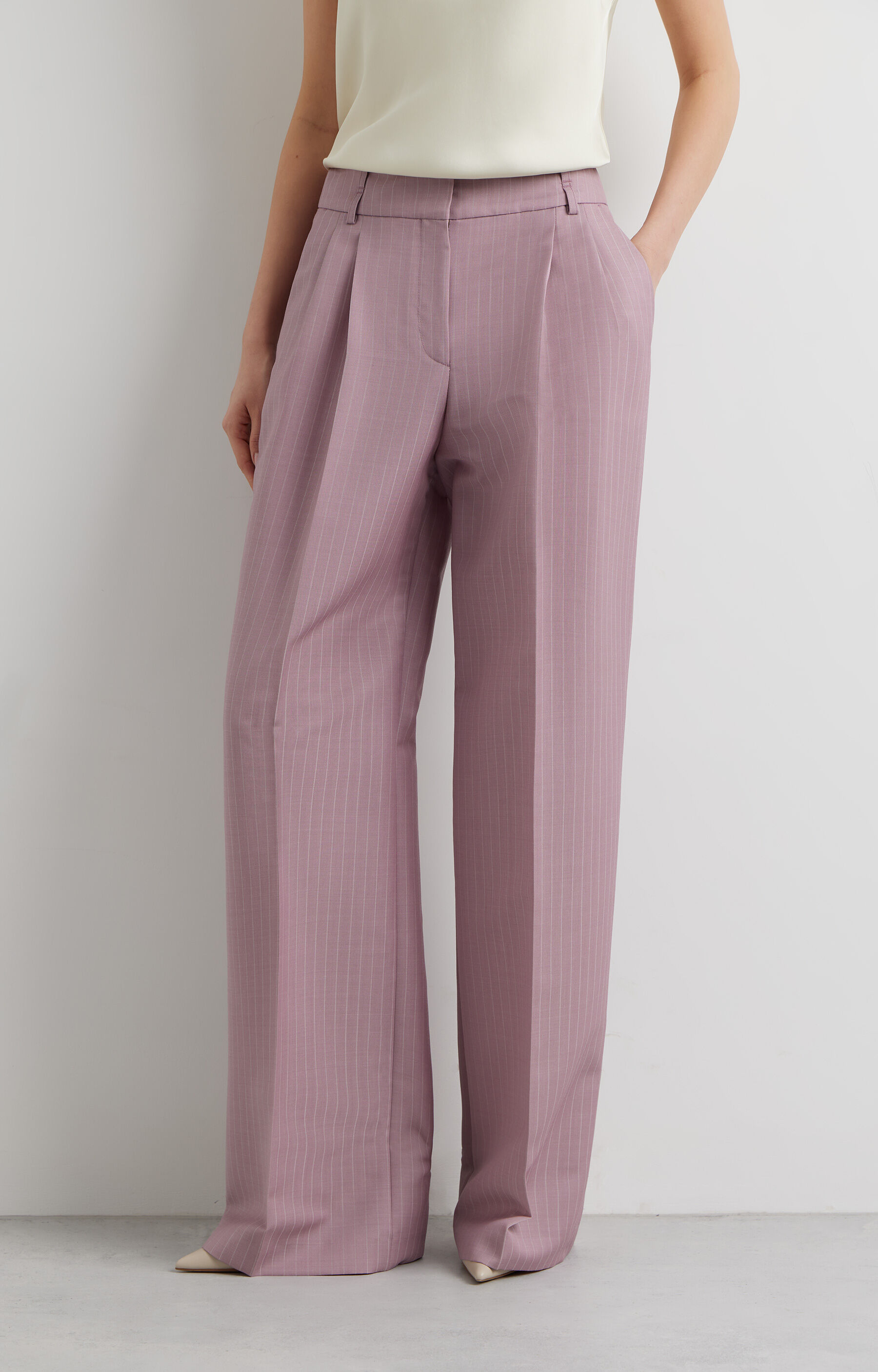 Spodnie wide leg do garnituru - Mix&Match - 2