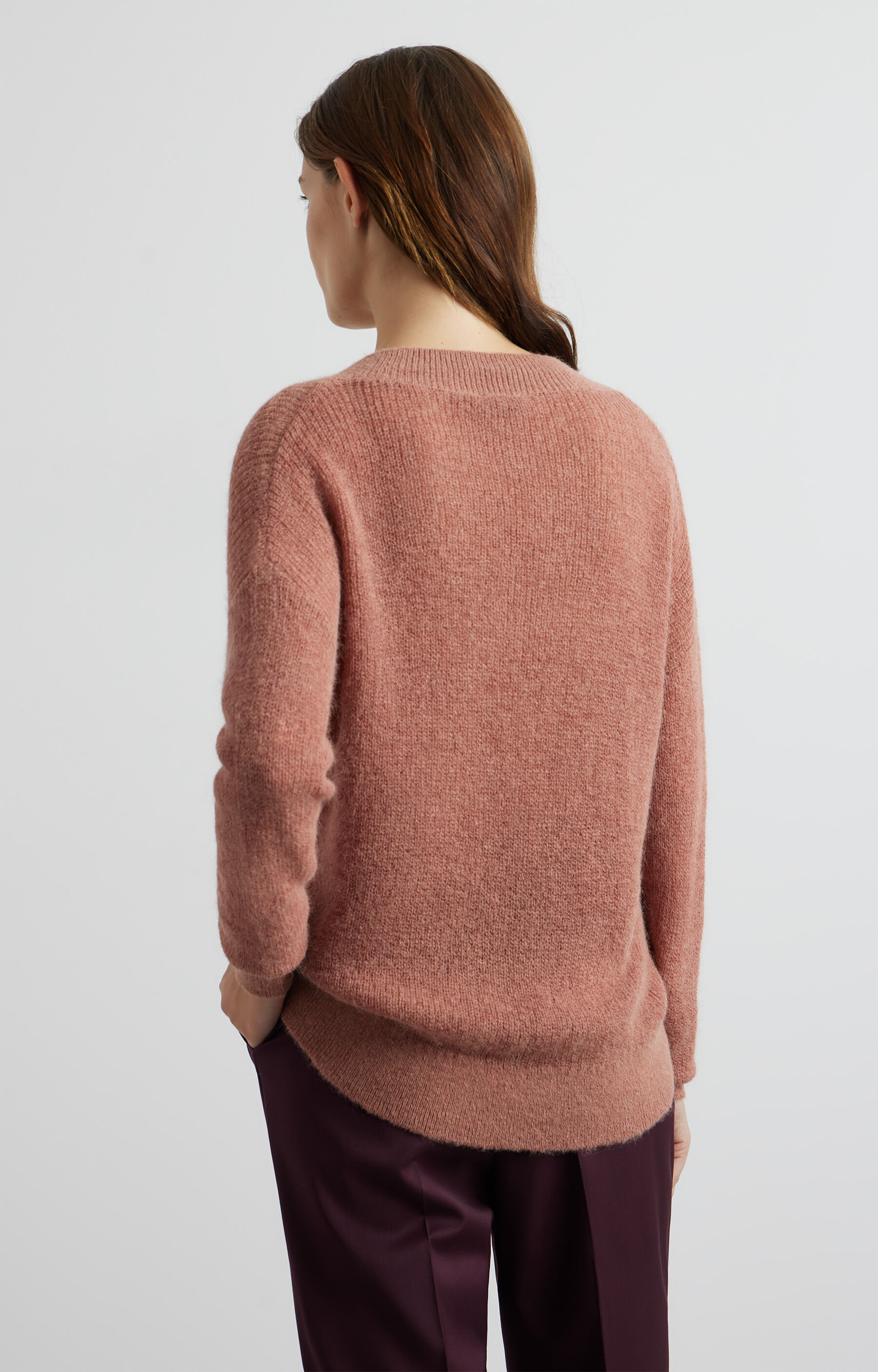 Sweter v-neck - 2
