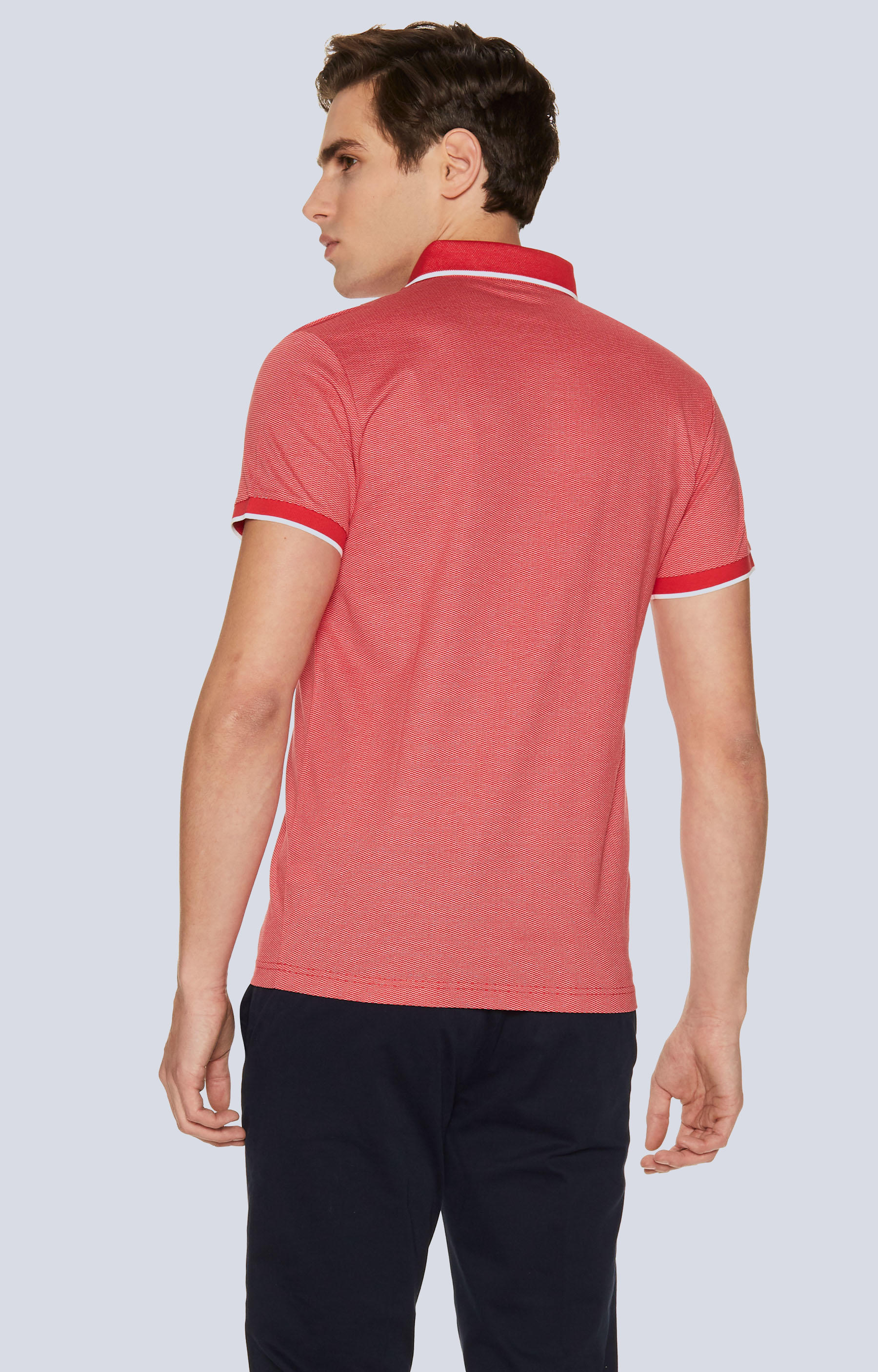 Polo z merceryzowanej bawełny - 2