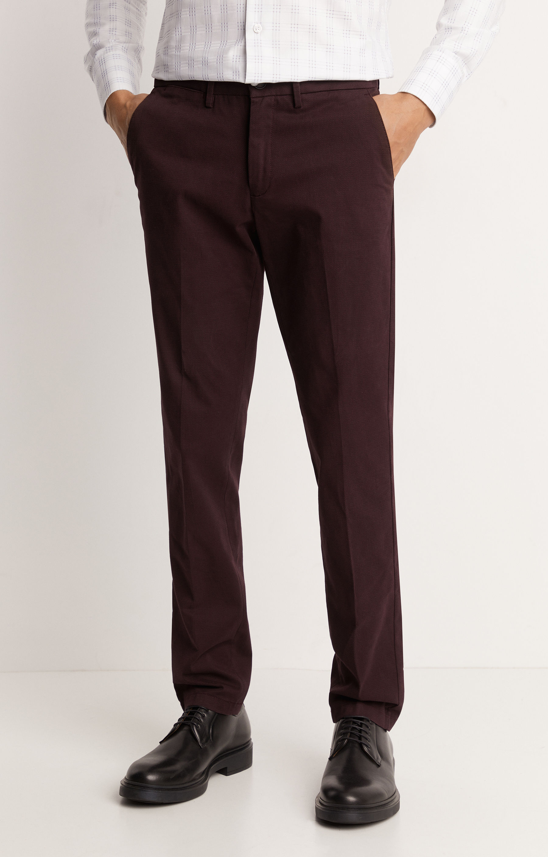 Bawełniane chinosy z drukowanym deseniem - 2