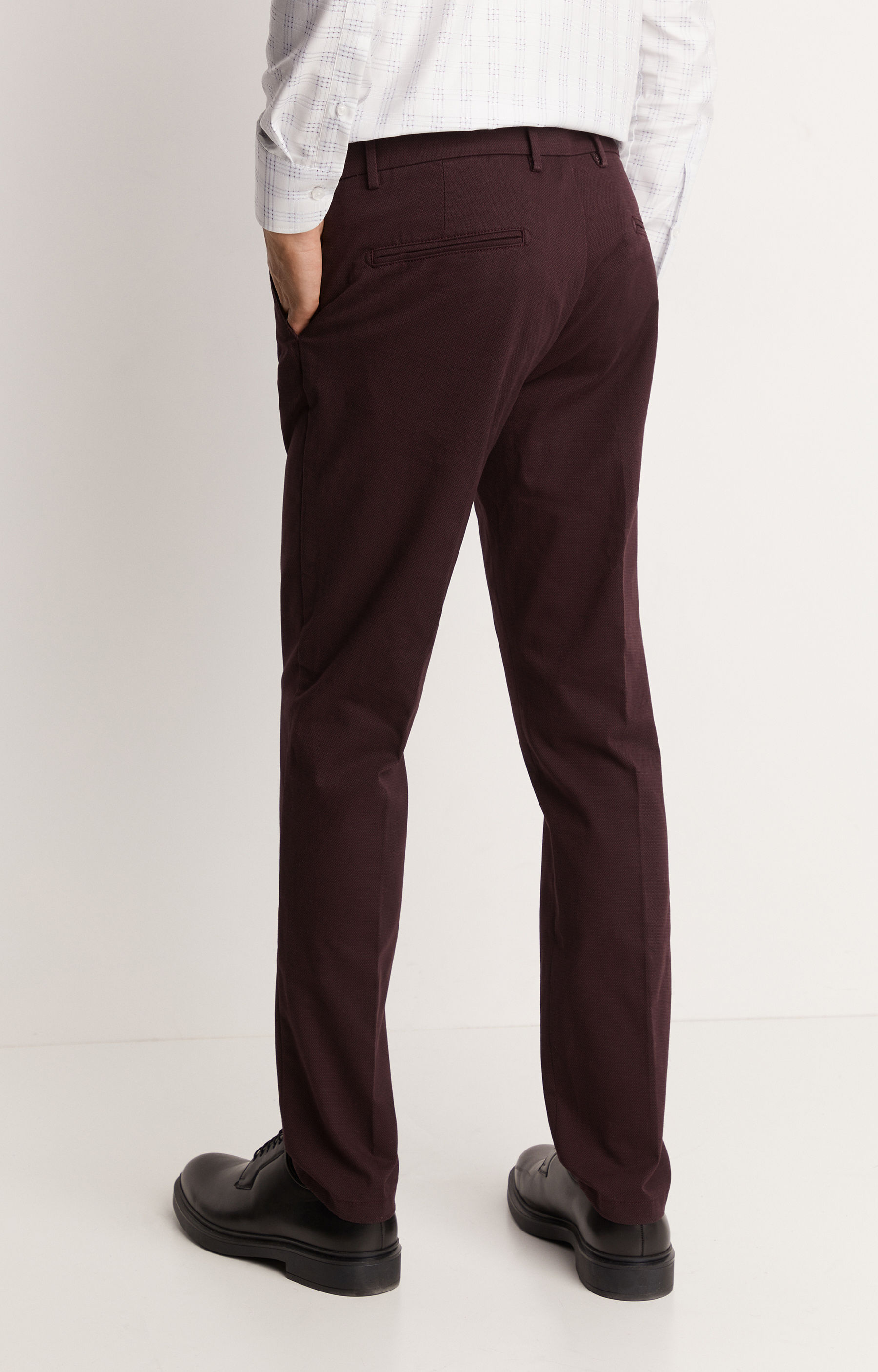 Bawełniane chinosy z drukowanym deseniem - 3