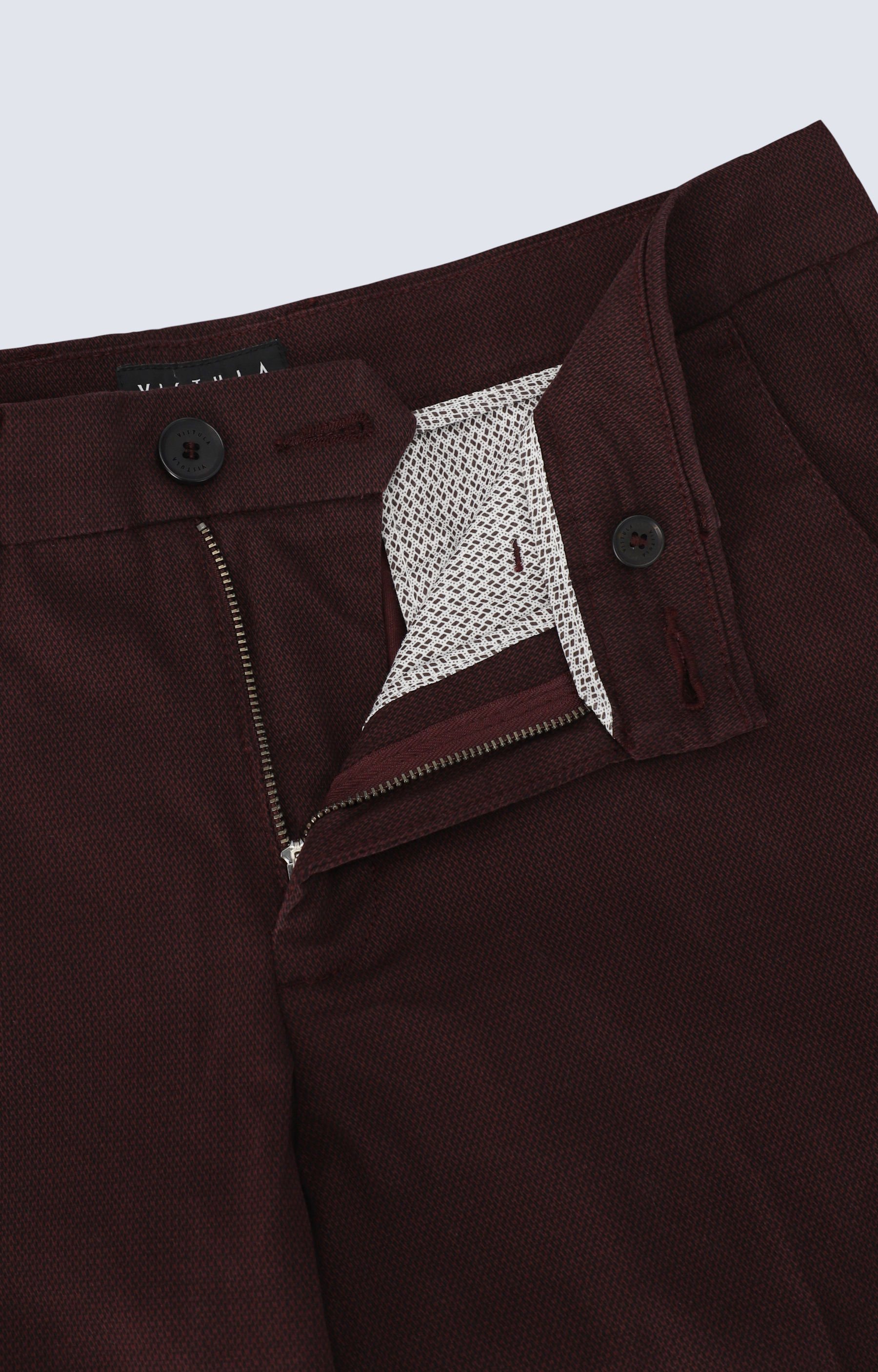 Bawełniane chinosy z drukowanym deseniem - 5