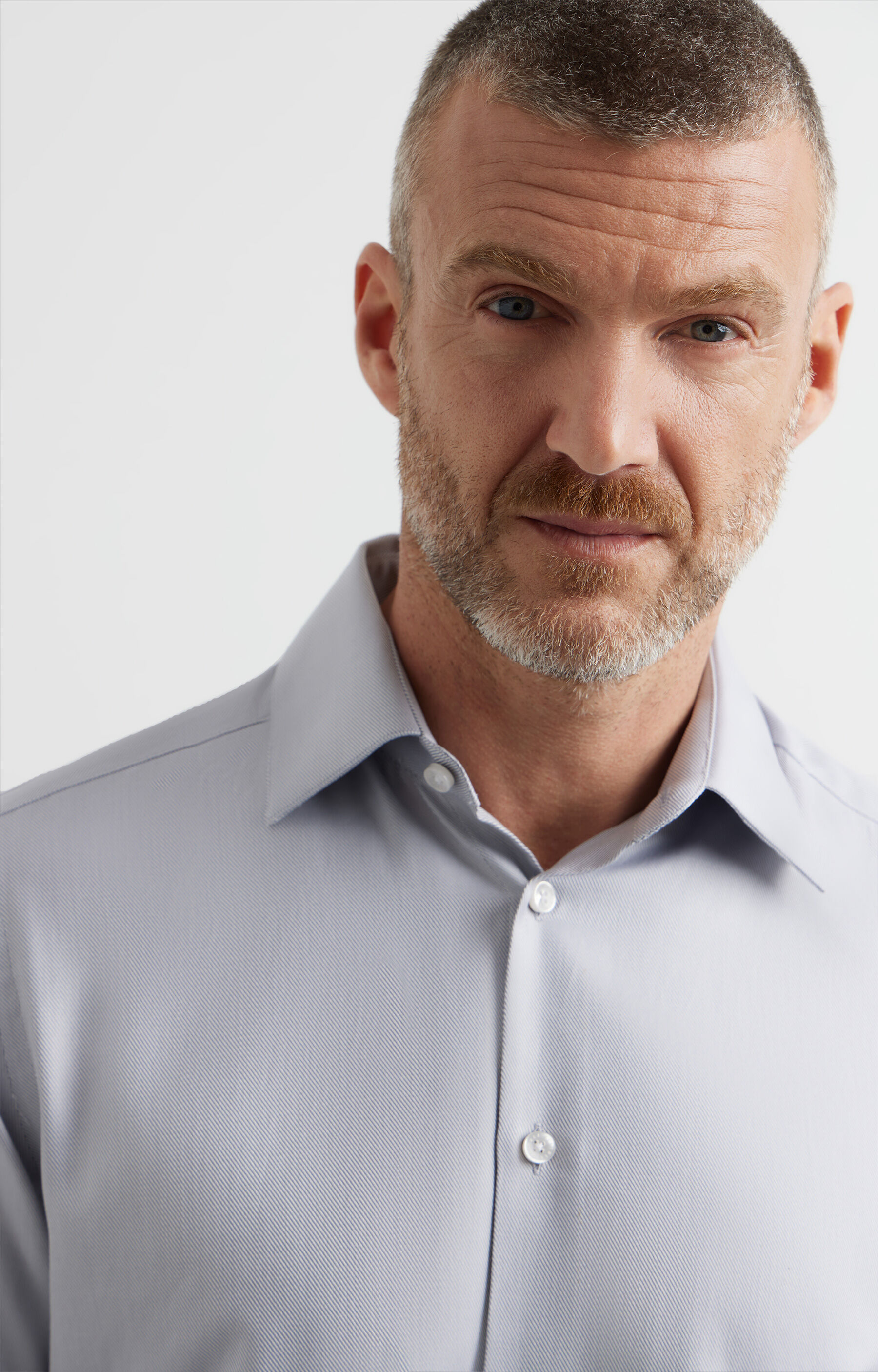 Koszula slim w diagonalny wzór - 2