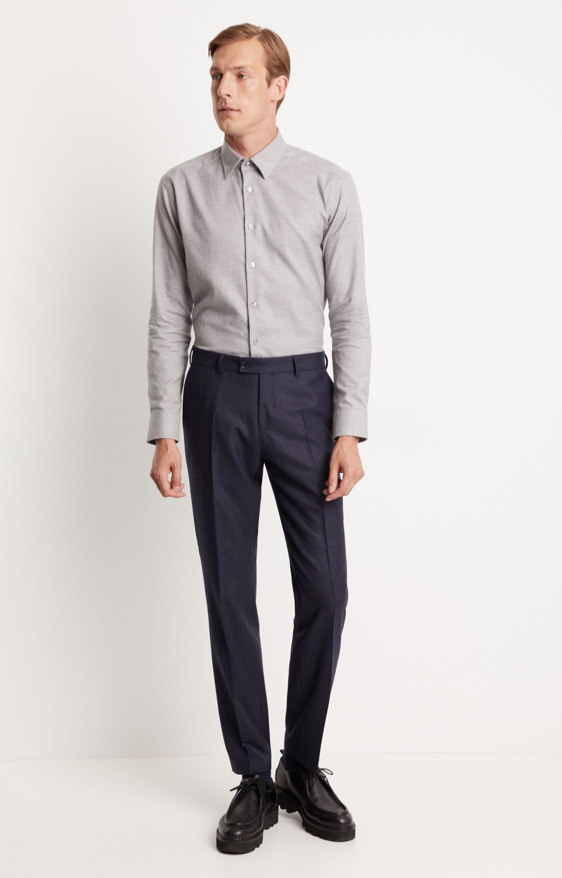 Flanelowa koszula slim fit