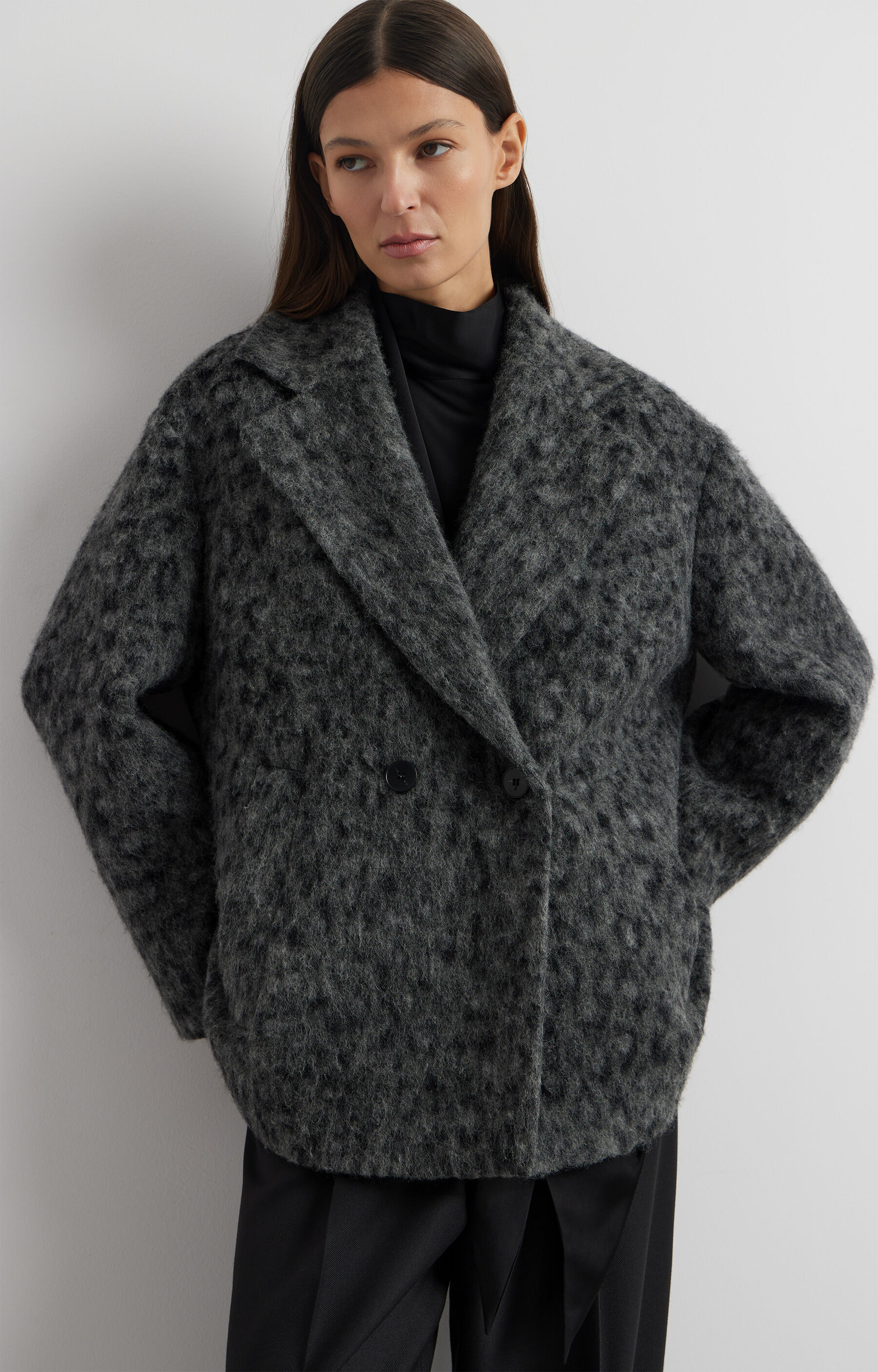 Kurtka w panterkowy wzór - 6