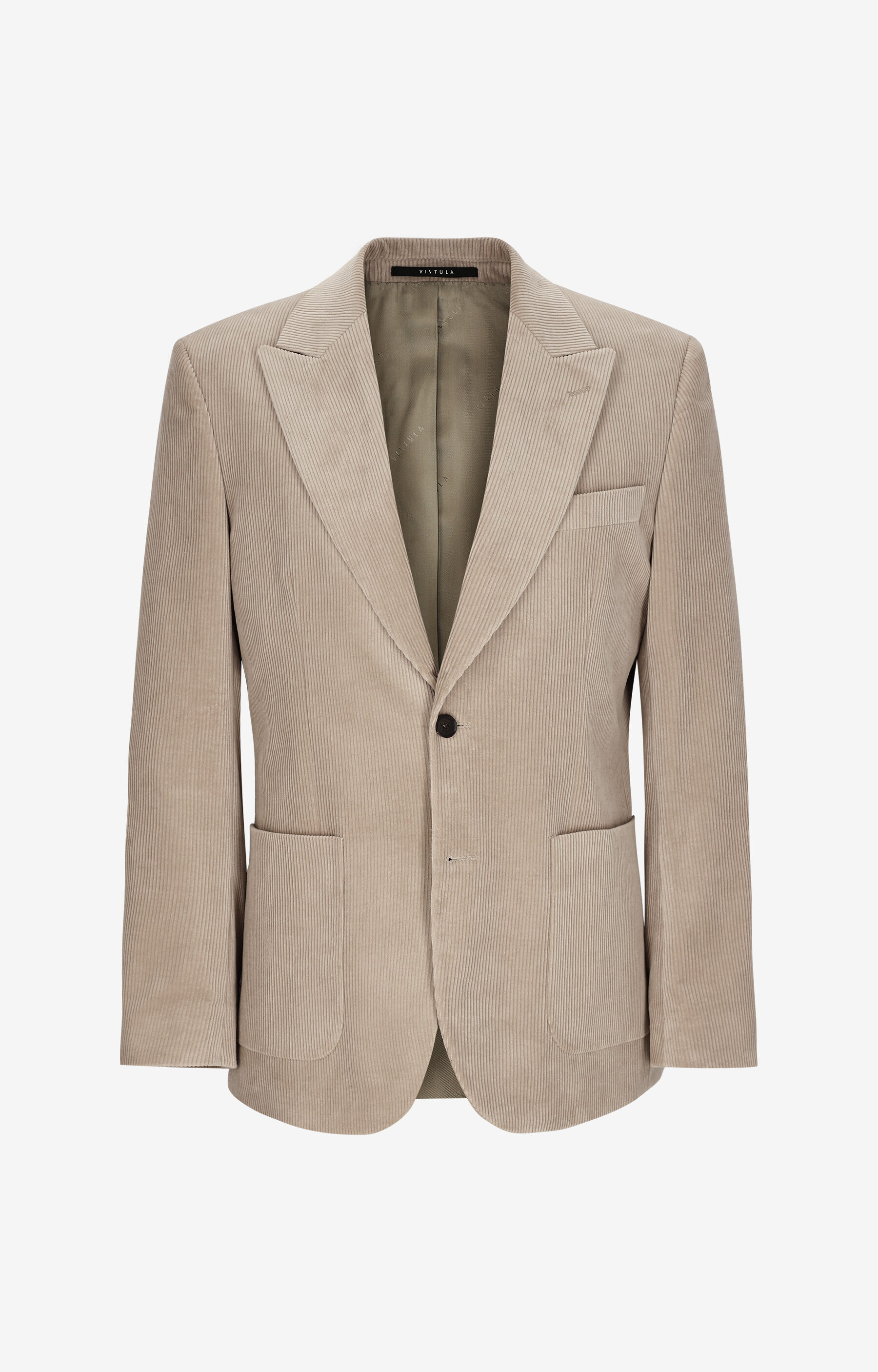 Sztruksowa marynarka slim do garnituru - Mix&Match - 2