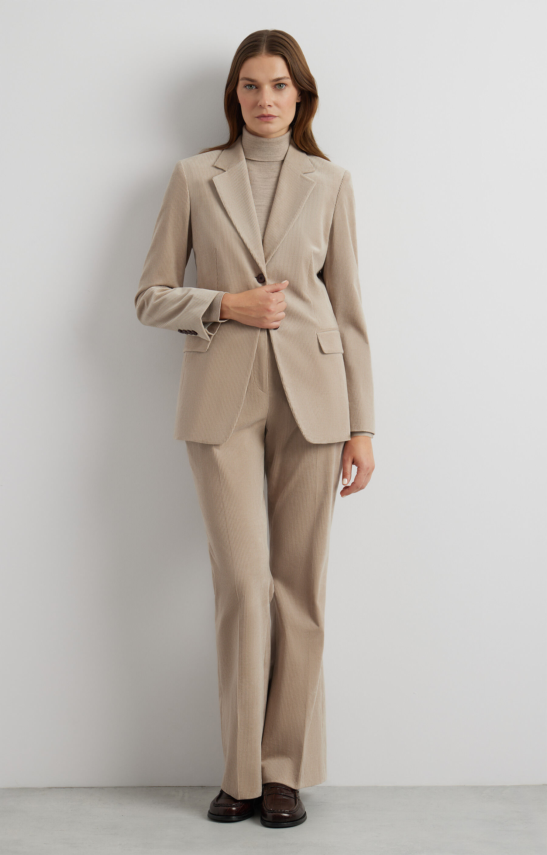 Sztruksowa marynarka slim do garnituru - Mix&Match - 6
