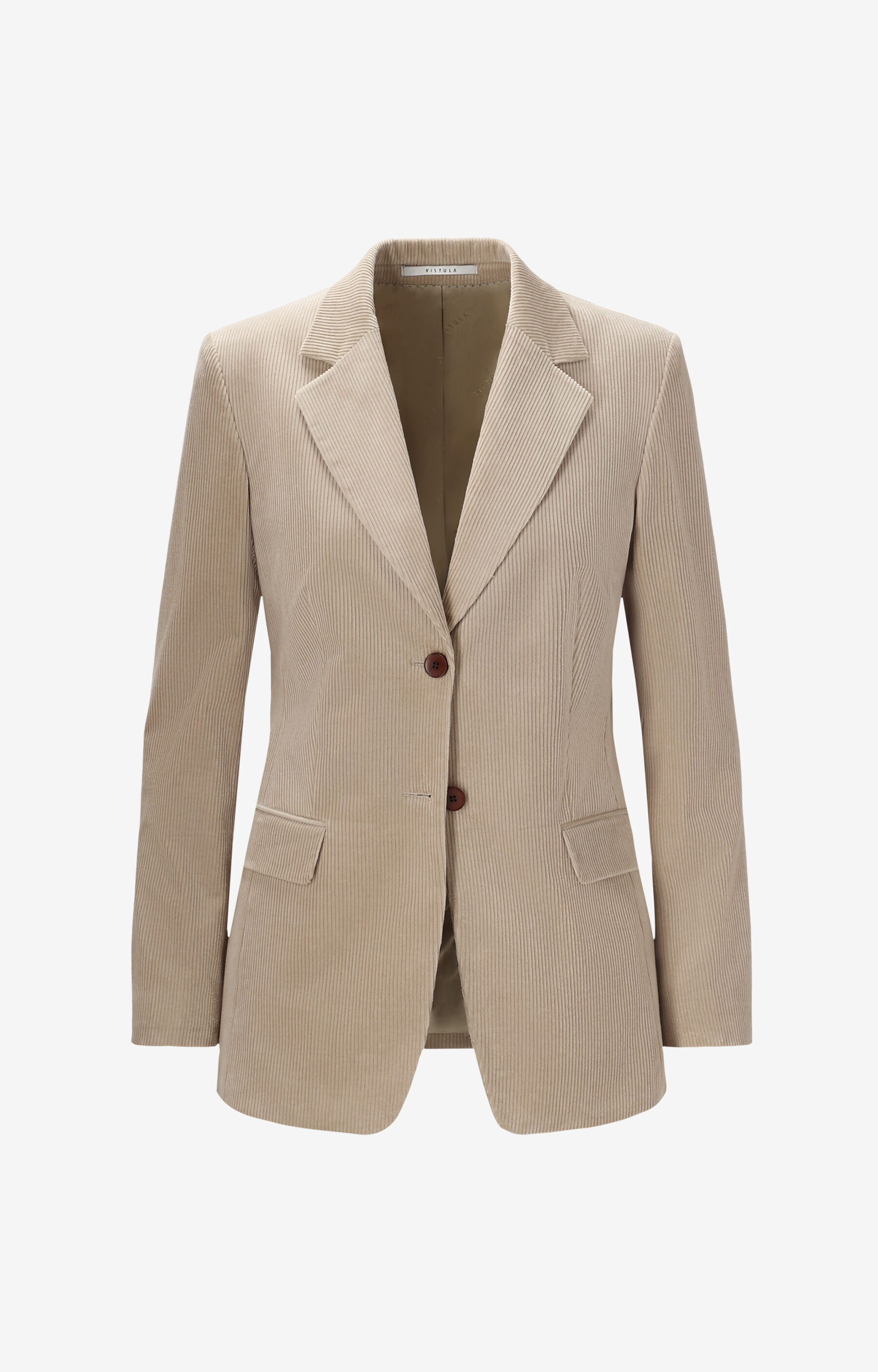 Sztruksowa marynarka slim do garnituru - Mix&Match - 2