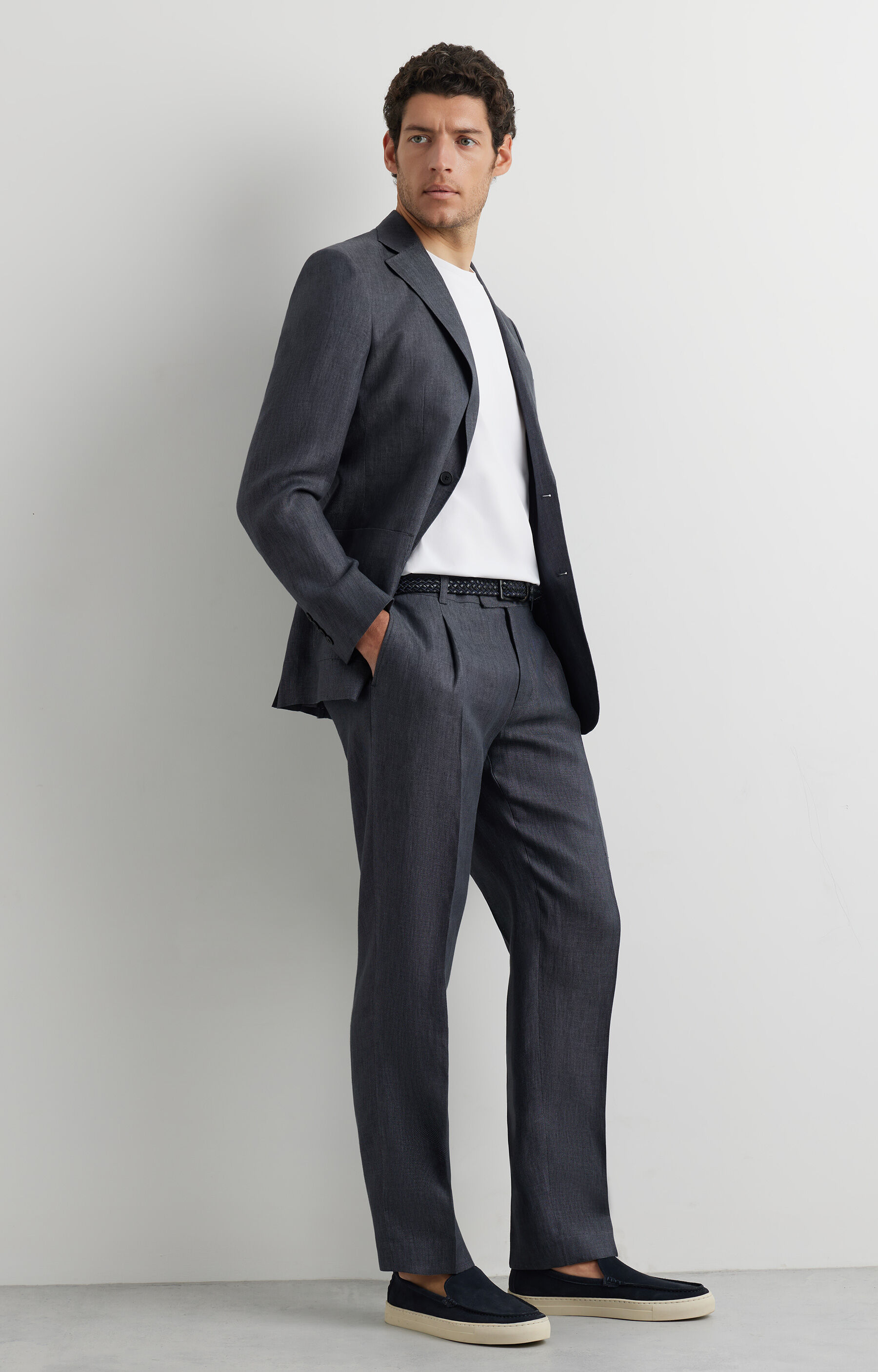 Spodnie super slim do garnituru - Mix&Match