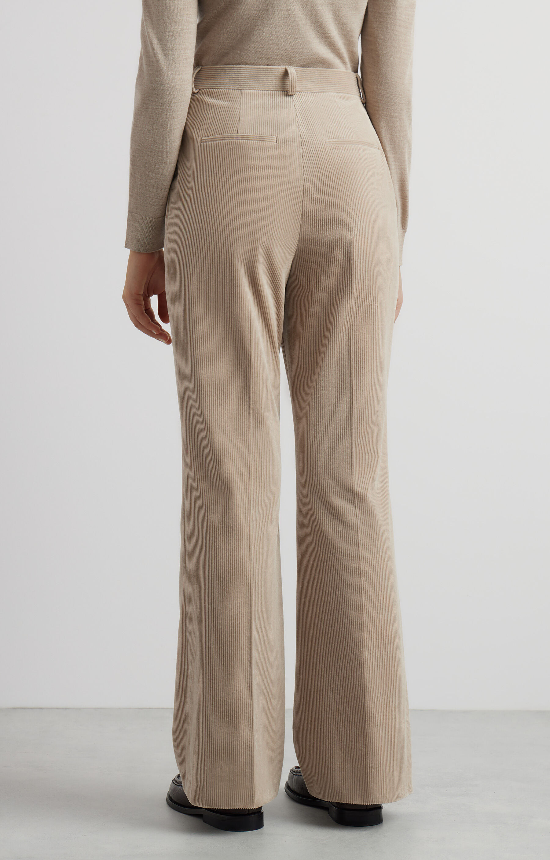 Sztruksowe spodnie slim do garnituru - Mix&Match - 3