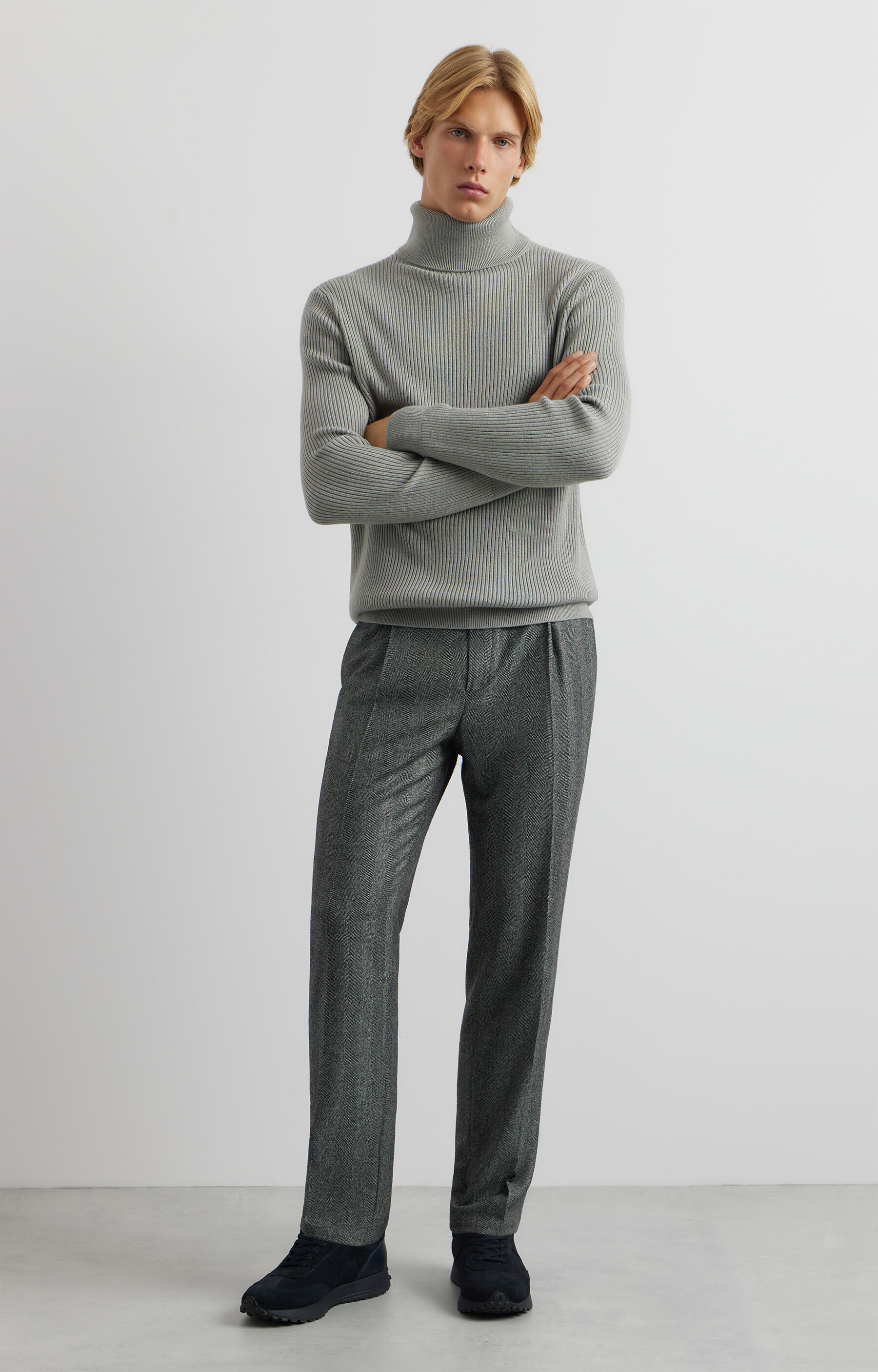 Prążkowany golf - 4