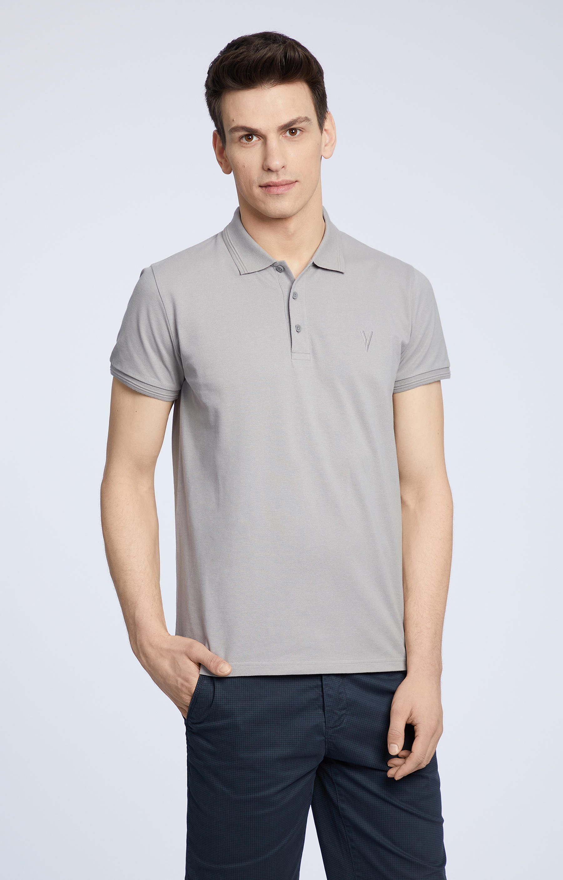 Bawełniane polo z logo - 2