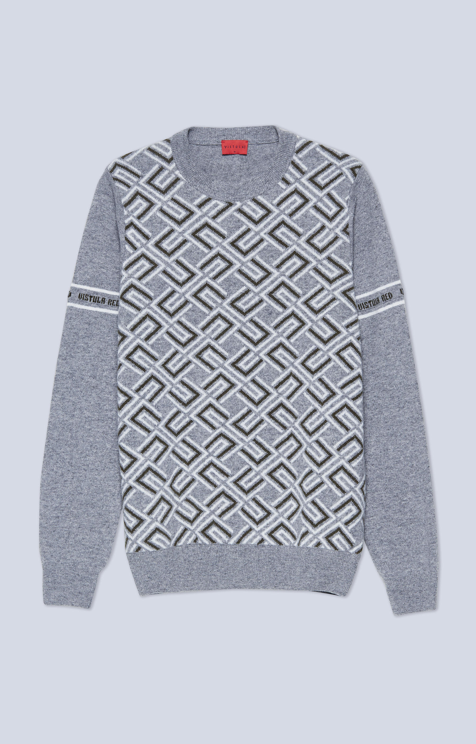 Lekki sweter z wzorem - 4