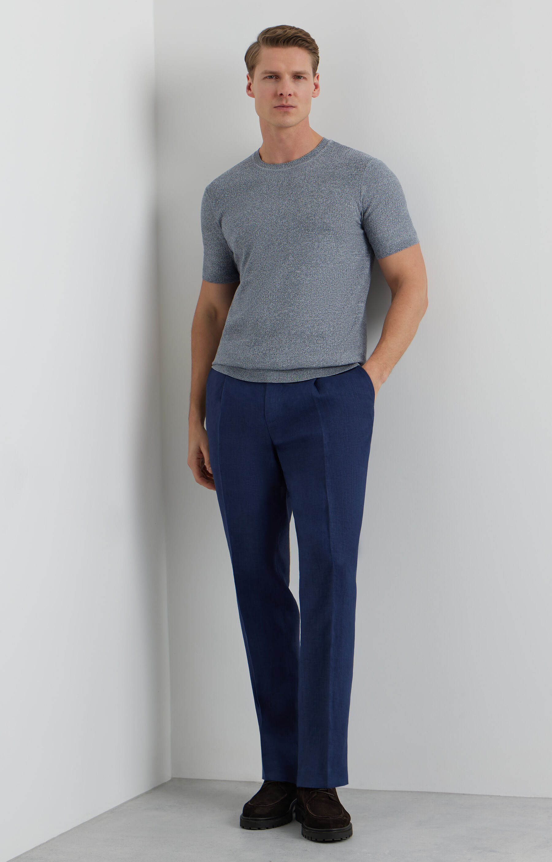 T-shirt swetrowy regular - 4