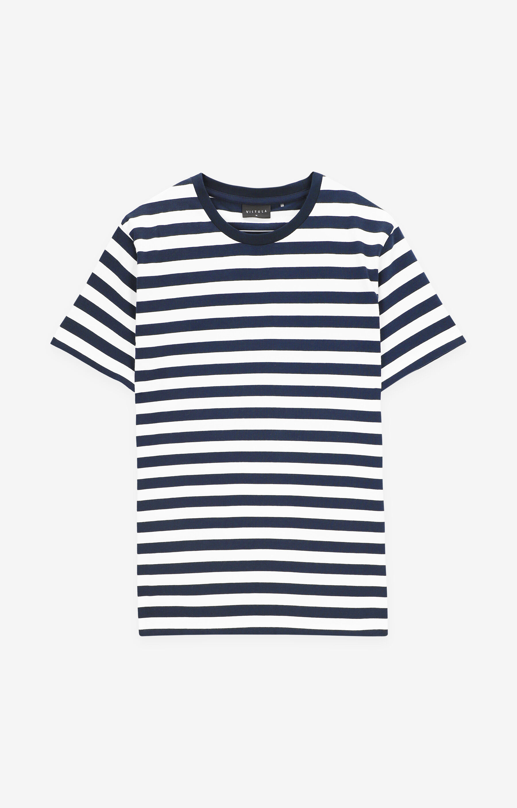 Bawełniany t-shirt w paski - 2