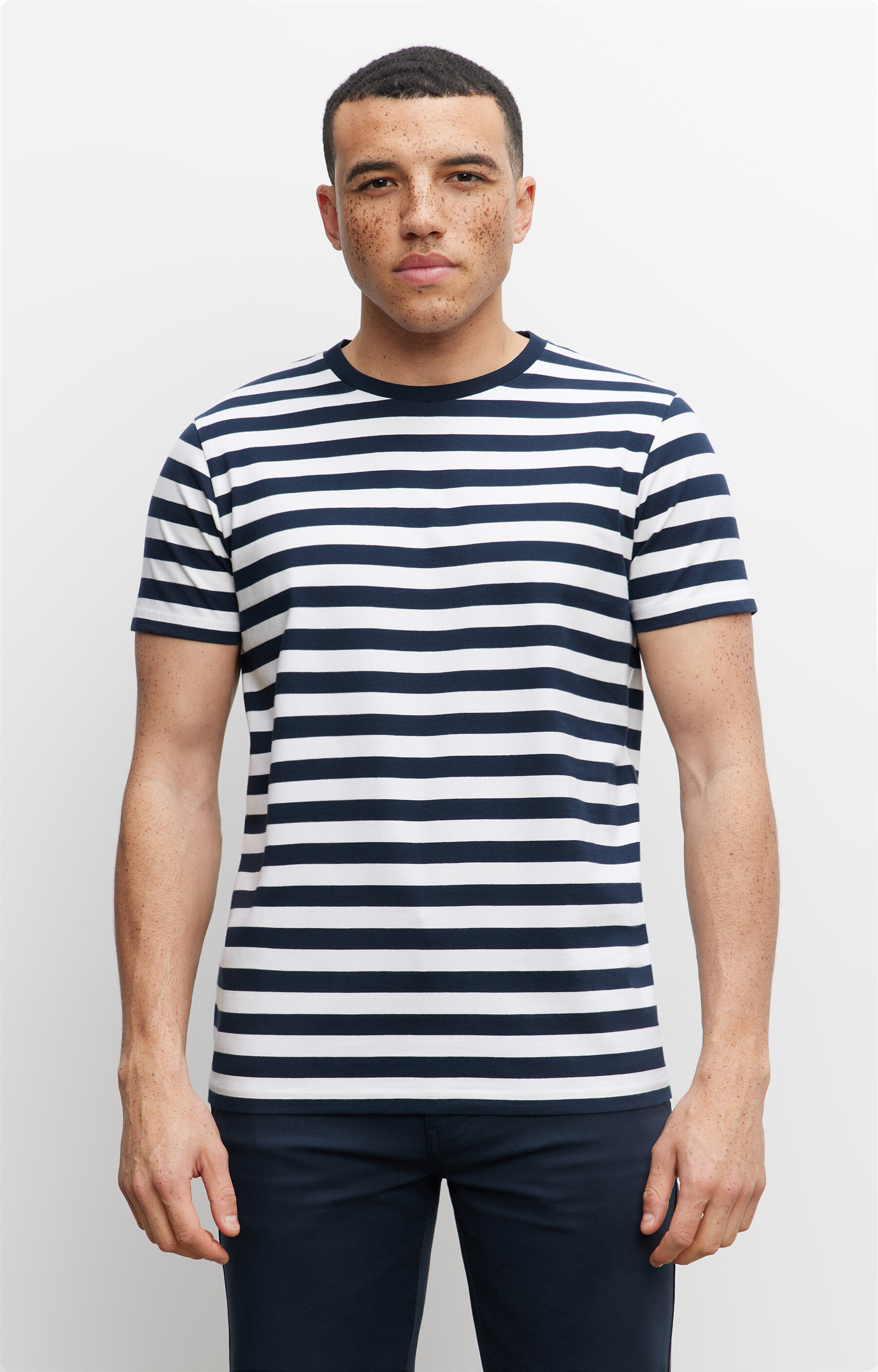 Bawełniany t-shirt w paski