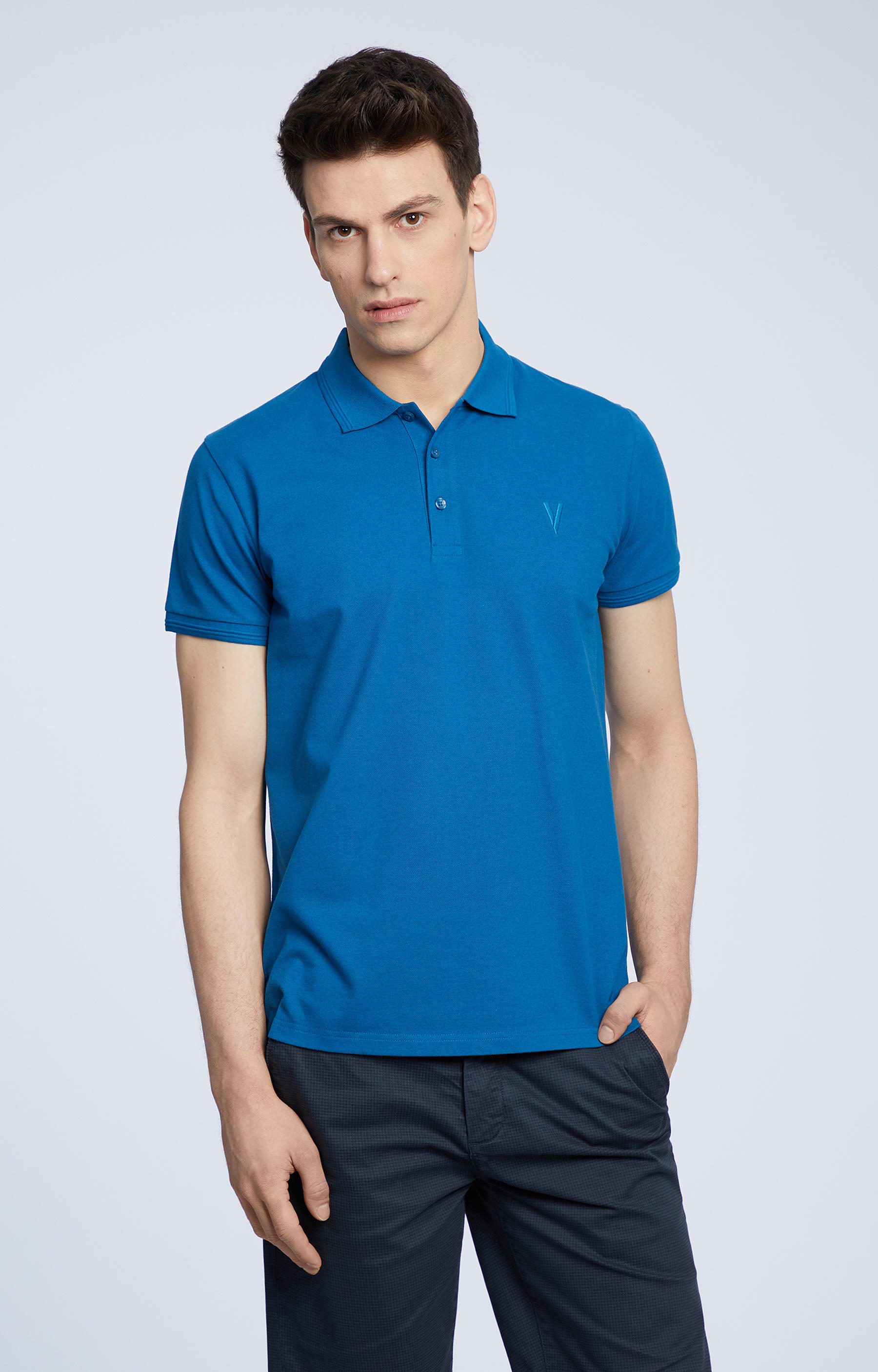 Bawełniane polo z logo - 2