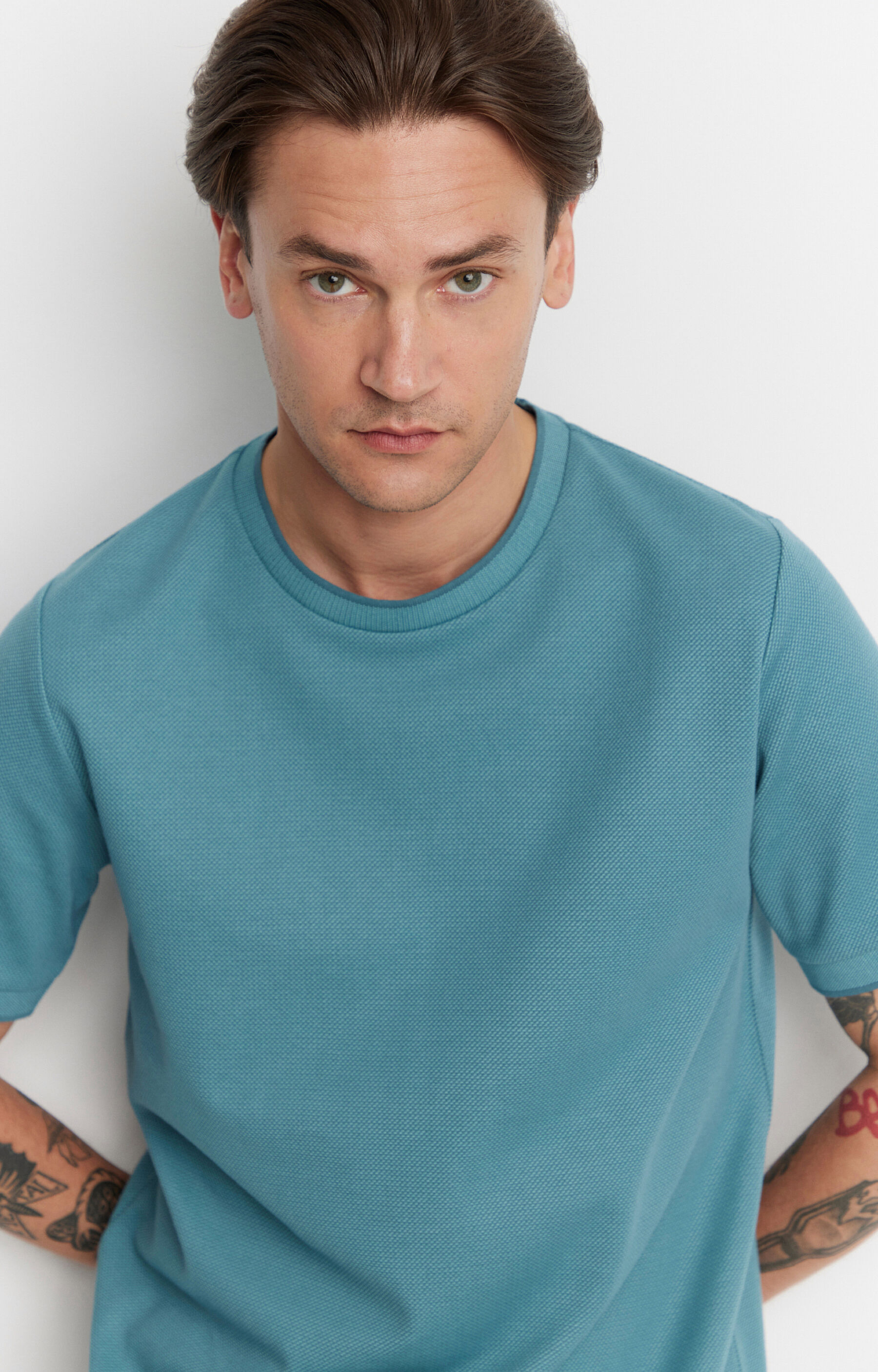 T-shirt w mikrowzór - 4