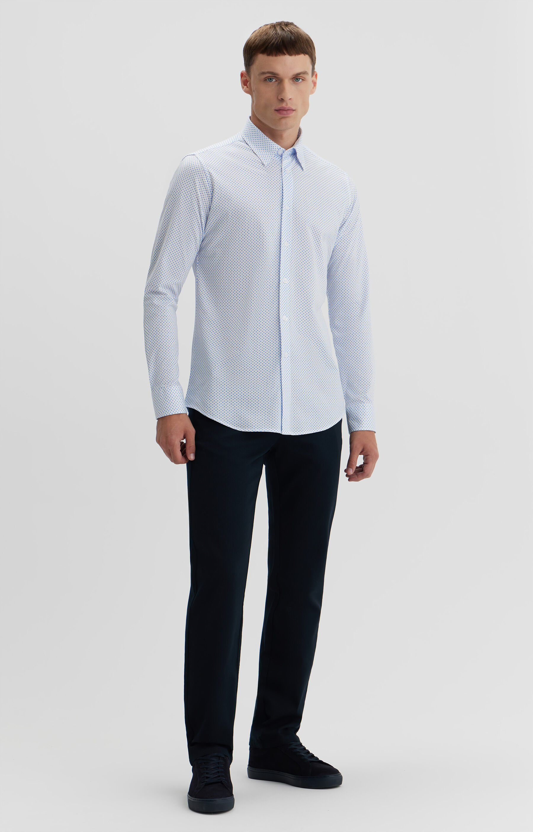 Koszula slim fit z printem