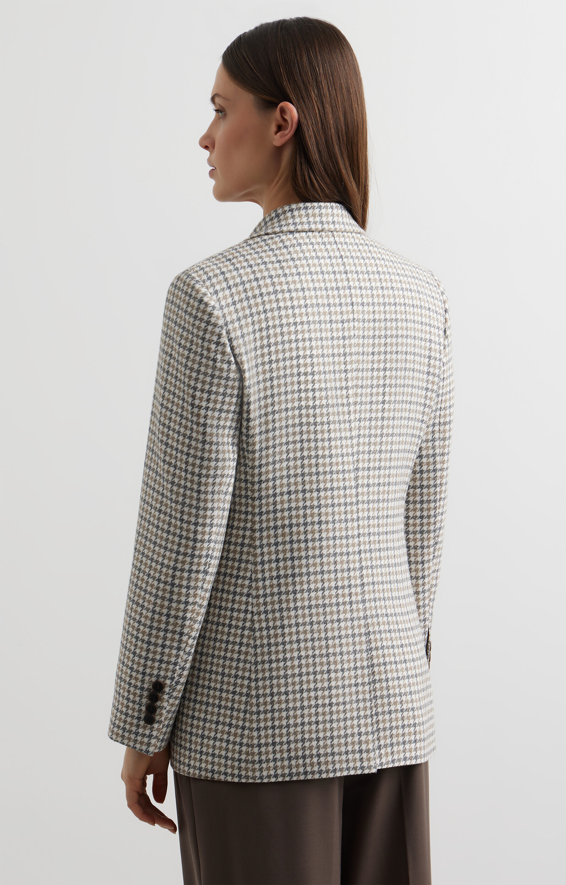 Marynarka slim w kratę - 5