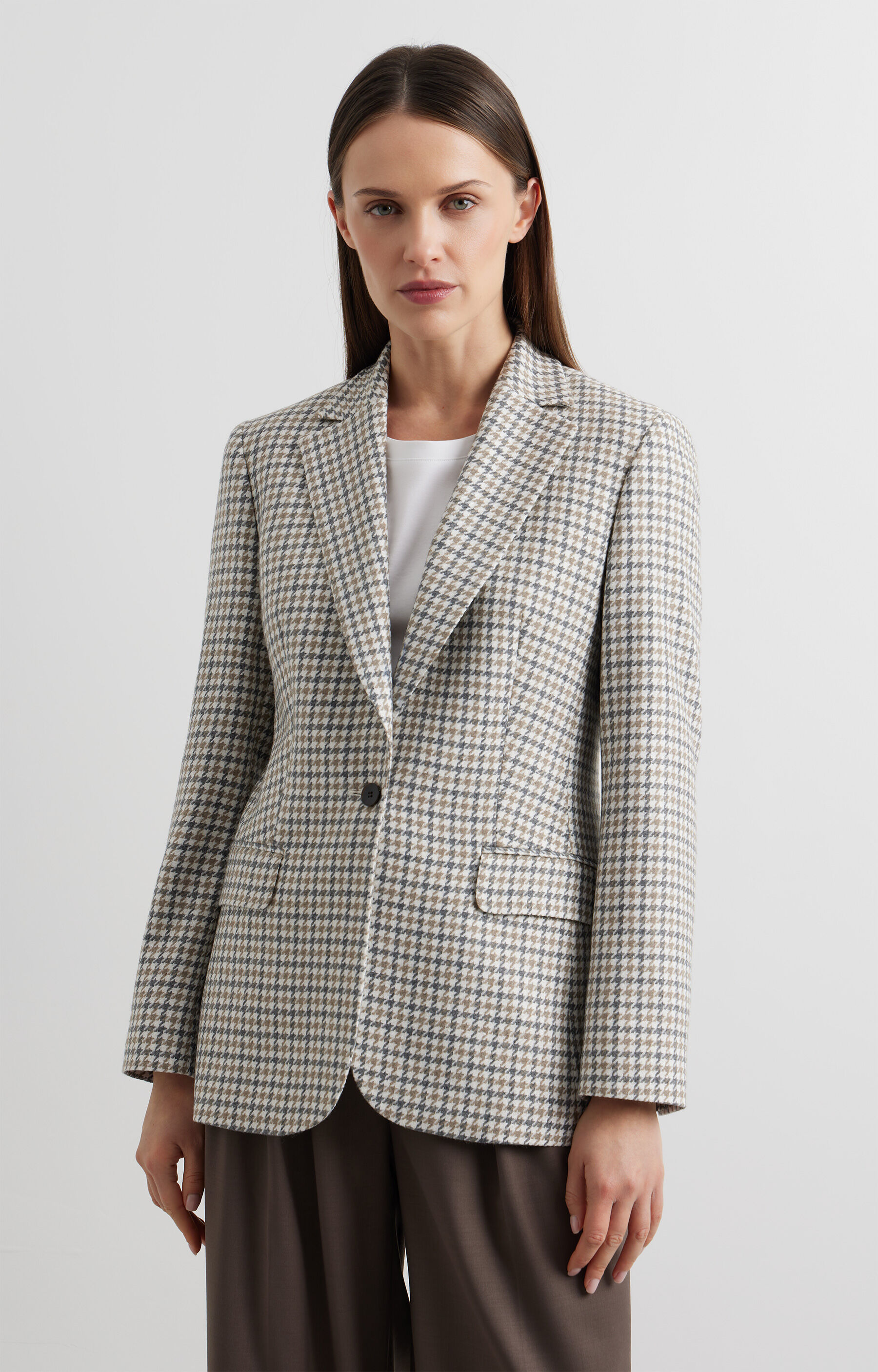 Marynarka slim w kratę - 3