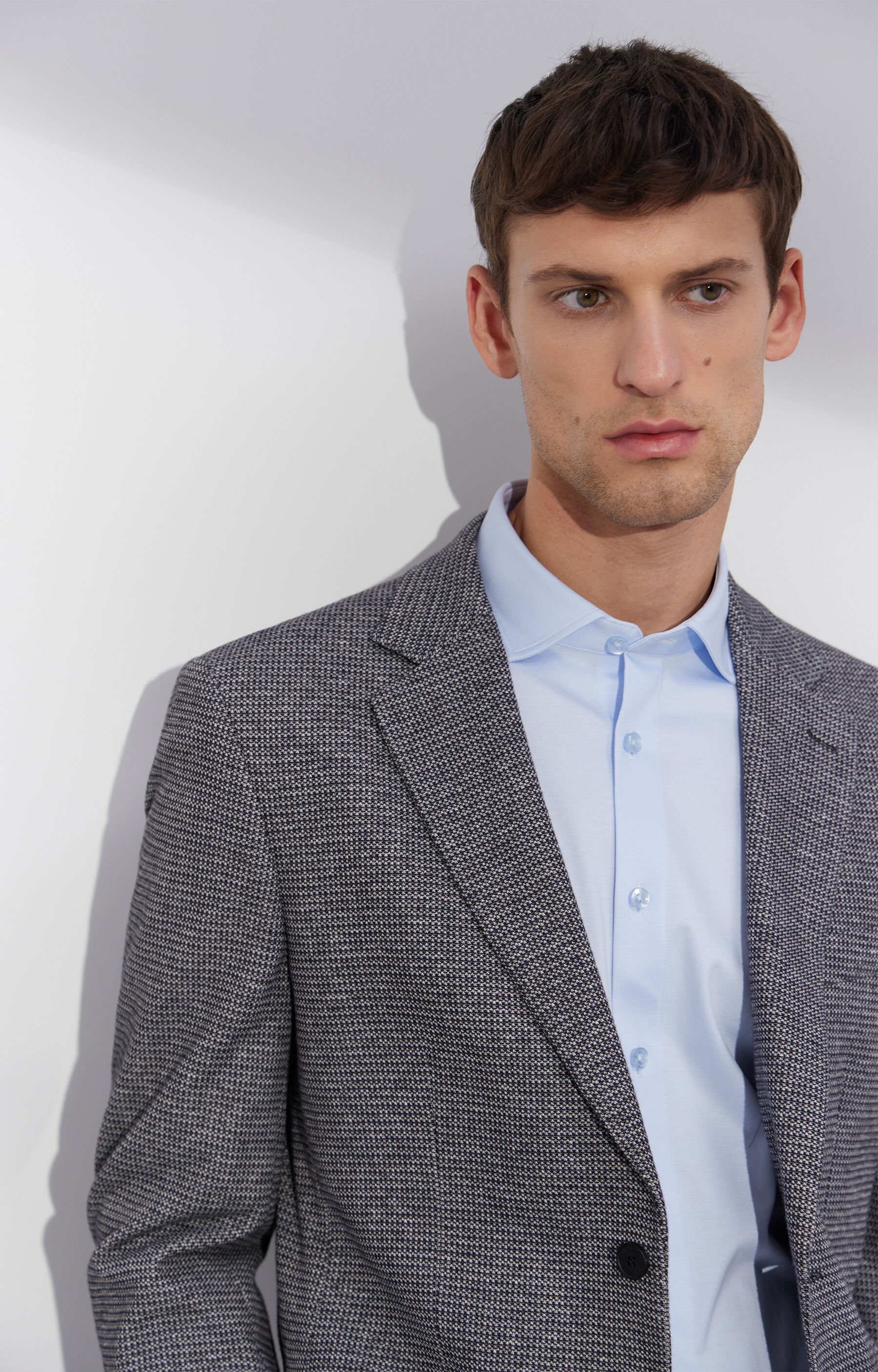 Dzianinowa marynarka super slim - 9