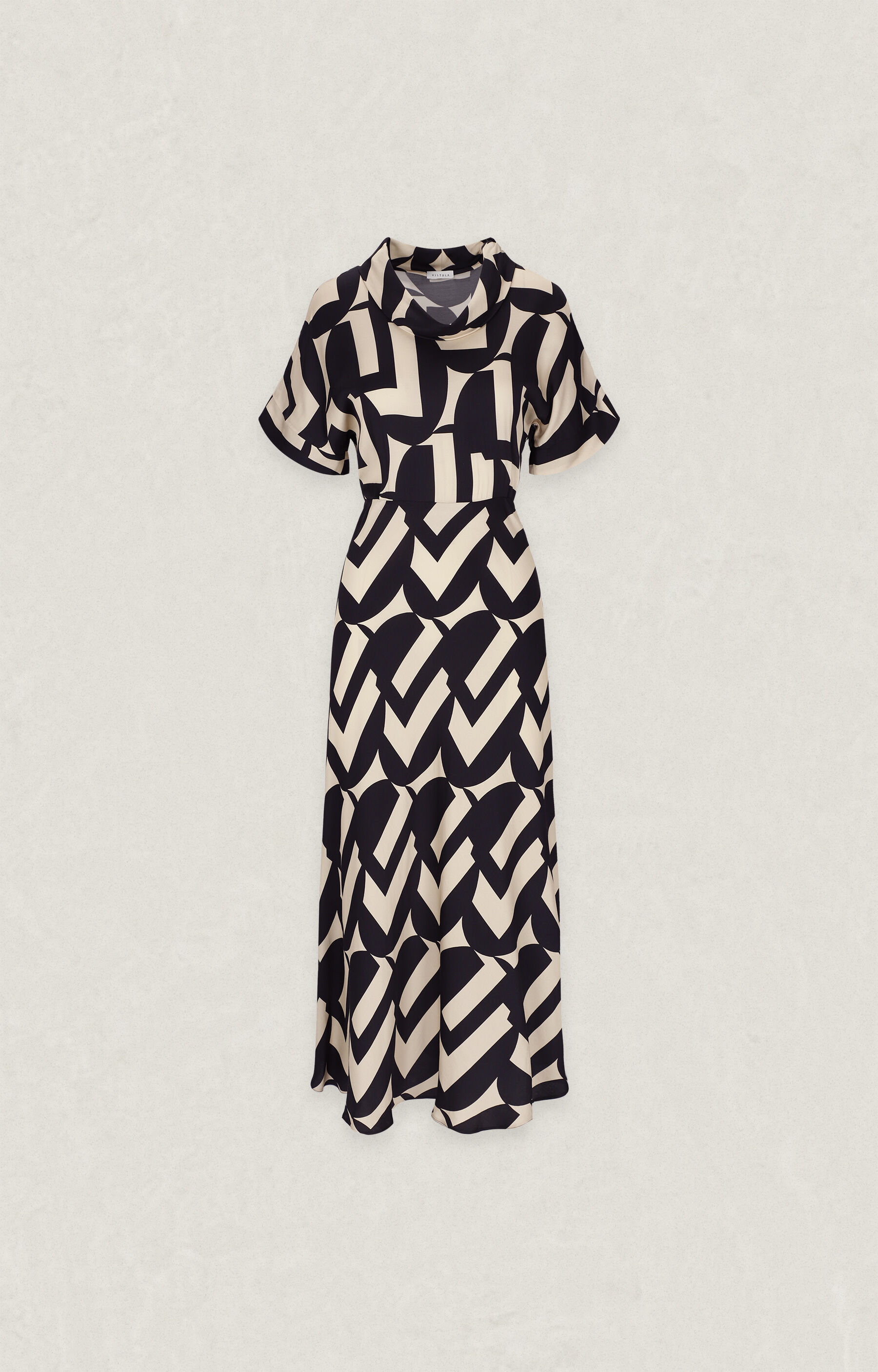 Sukienka midi w print - 2