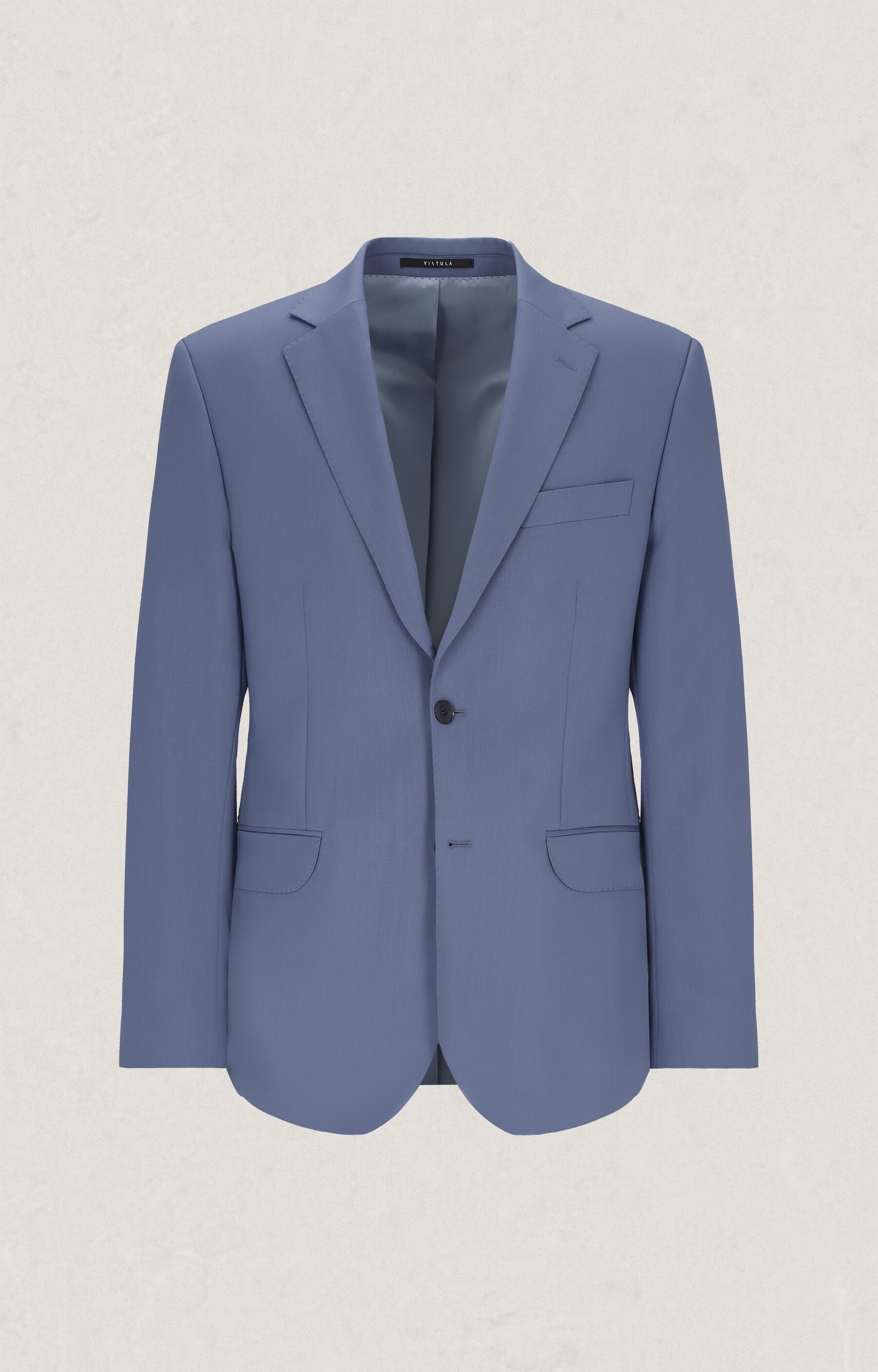 Niebieski garnitur super slim - 5
