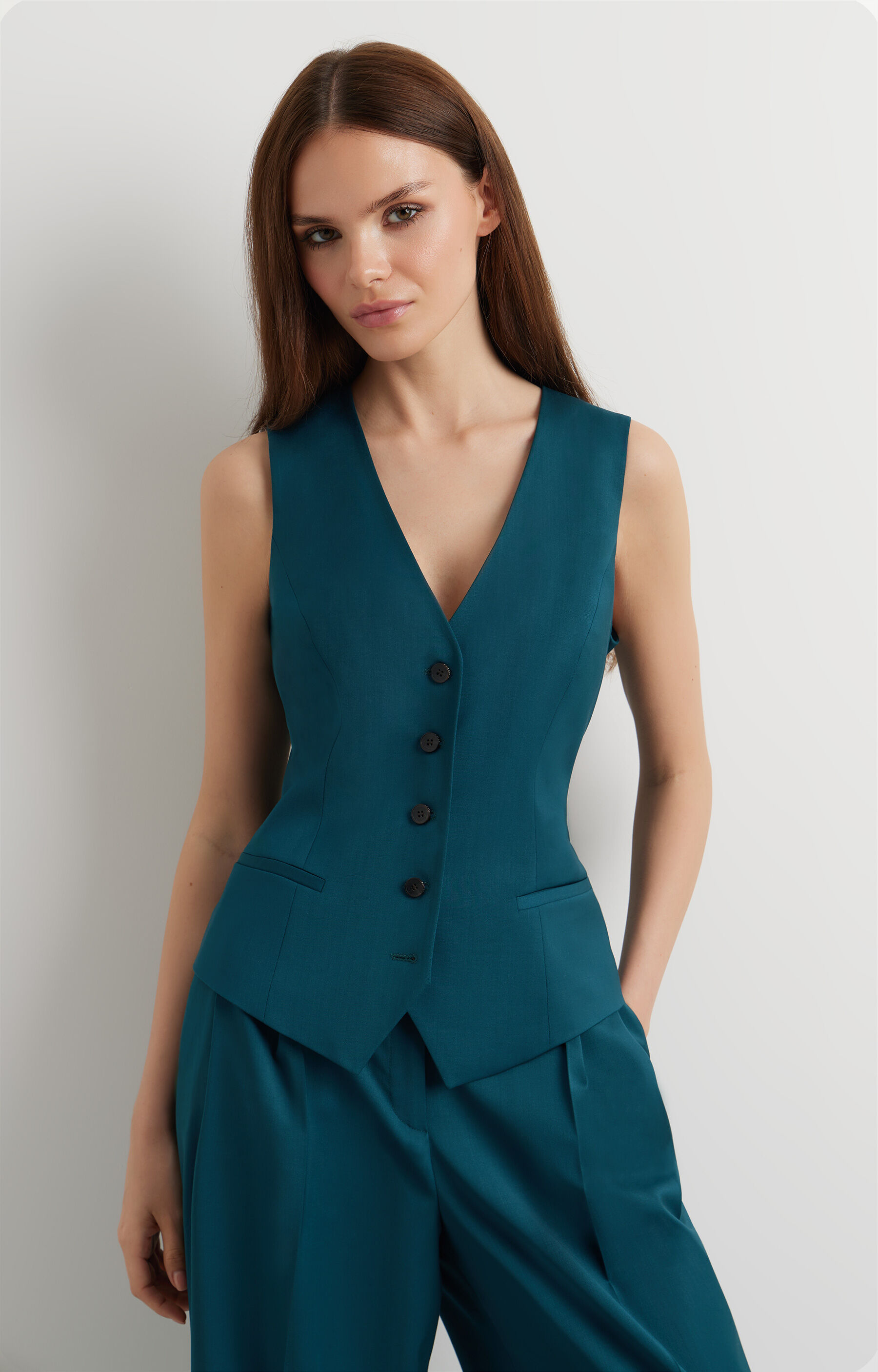 Kamizelka slim do garnituru - Mix&Match