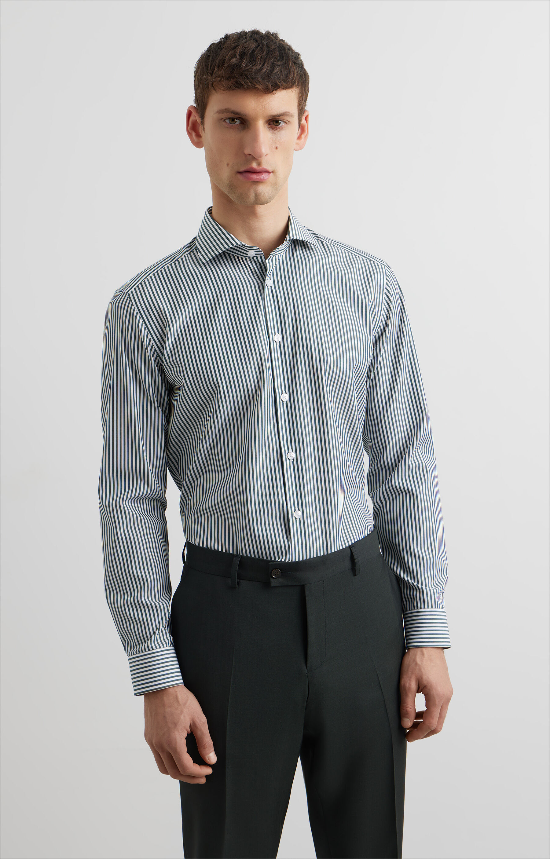 Zielona koszula długi rękaw VISTULA