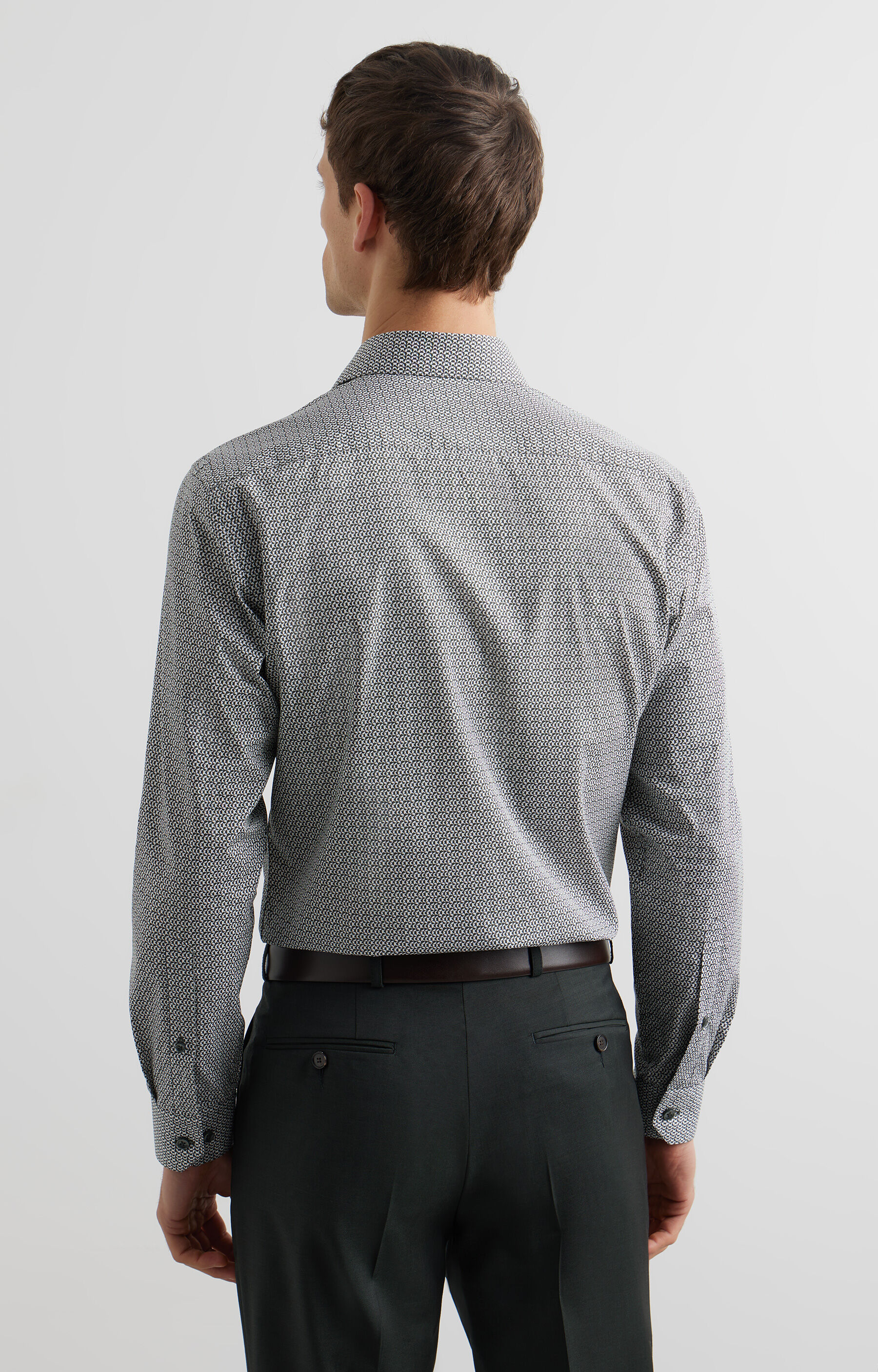 Koszula slim w print - 4