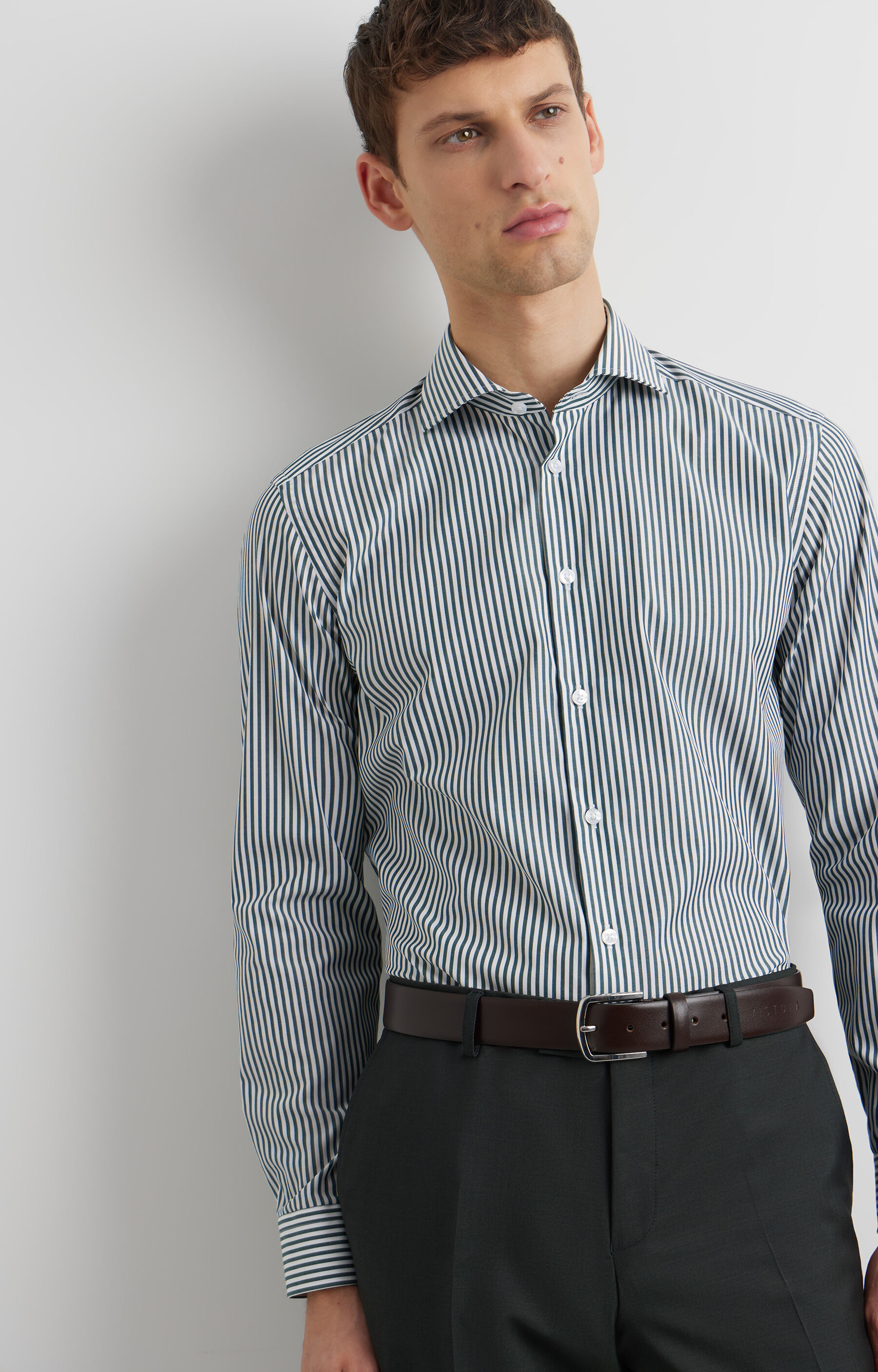 Zielona koszula długi rękaw VISTULA - 7