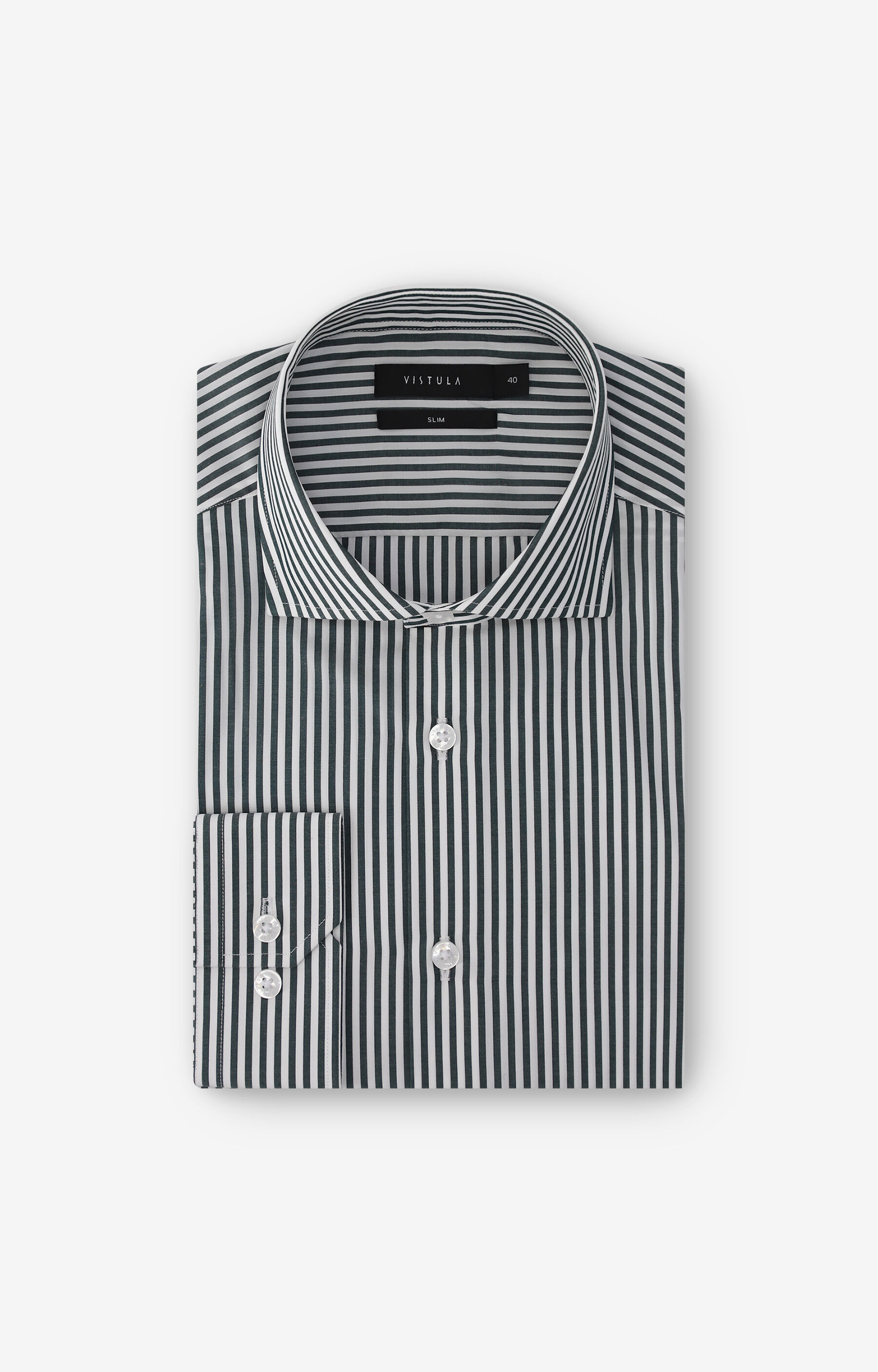 Zielona koszula długi rękaw VISTULA - 2