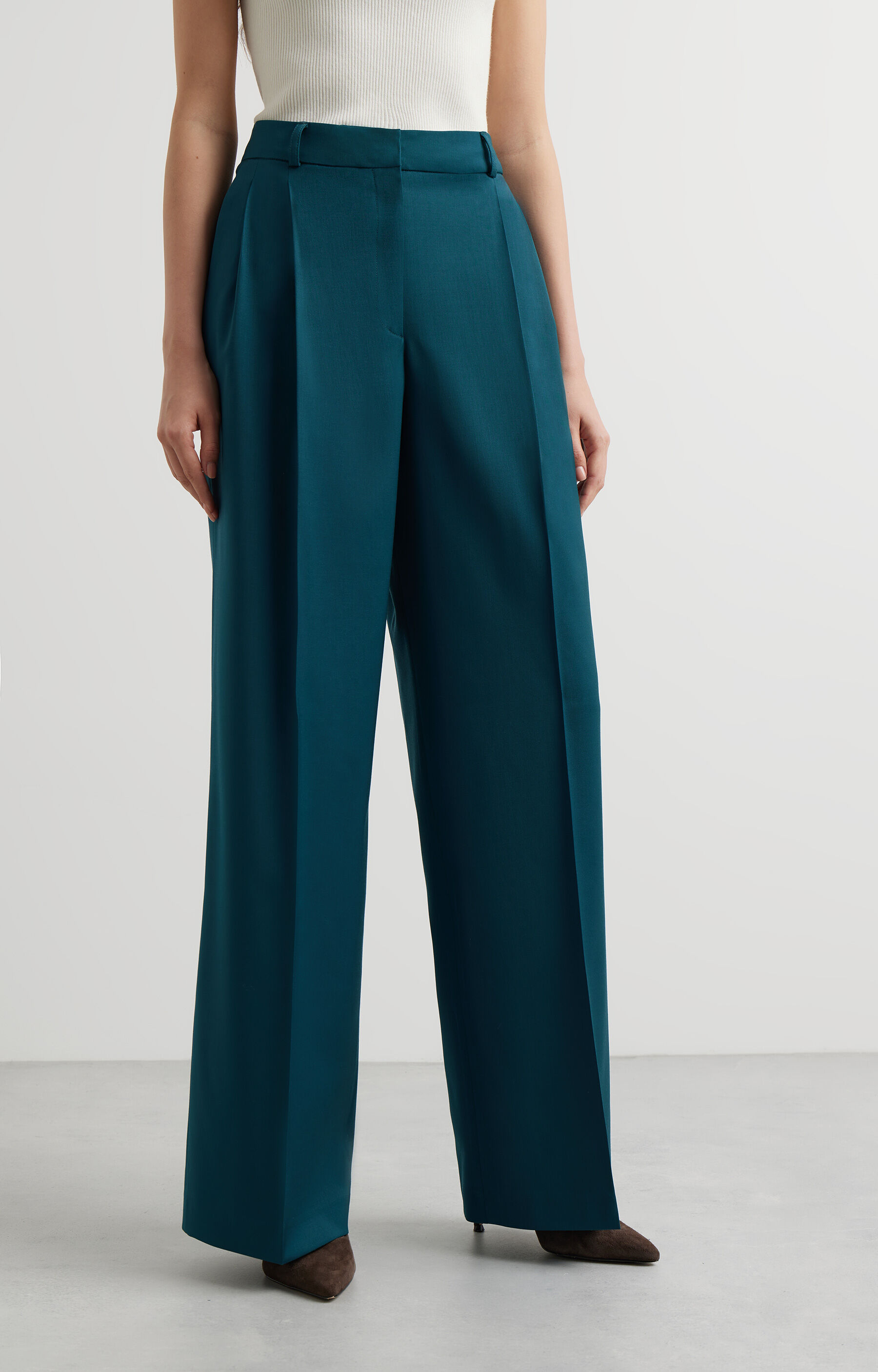 Spodnie relaxed fit do garnituru - Mix&Match - 3