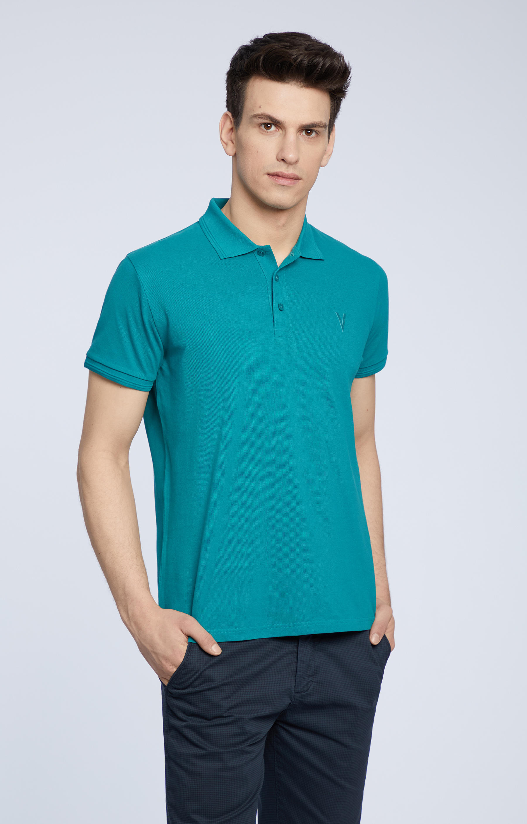 Bawełniane polo z logo - 2