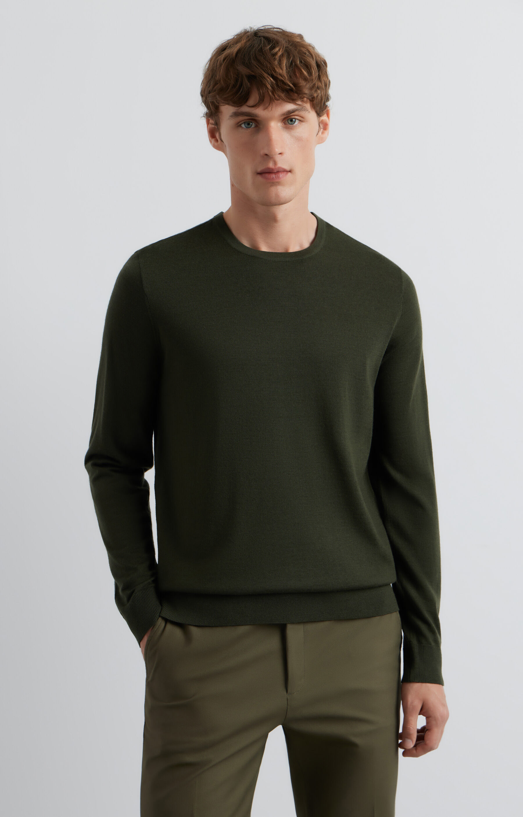 Gładki sweter