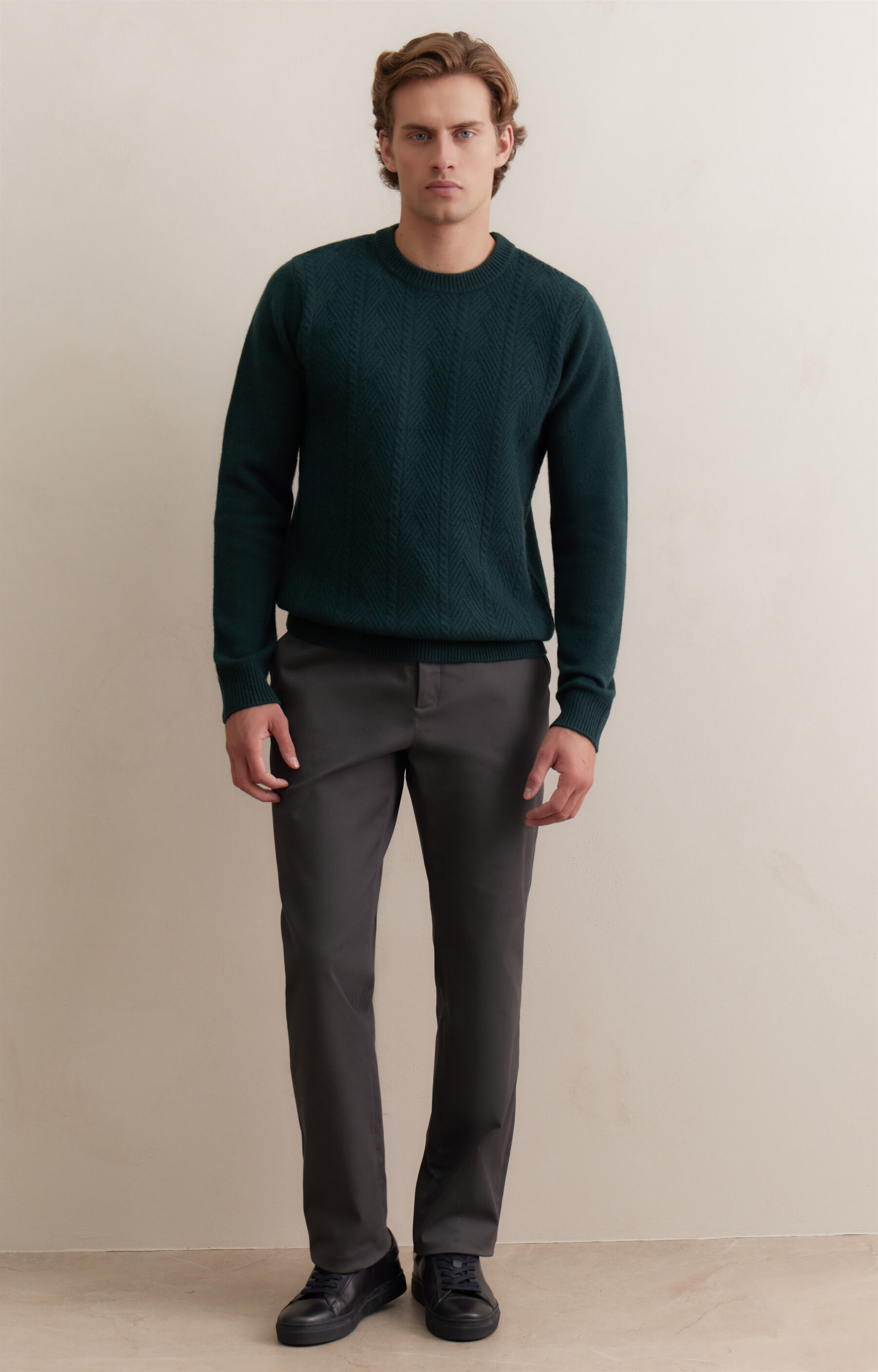 Sweter w geometryczny wzór - 3