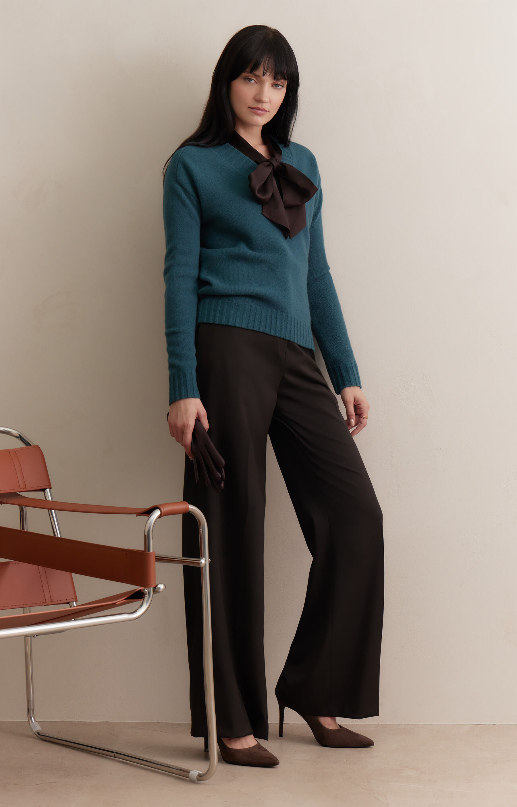 Sweter v-neck - 3