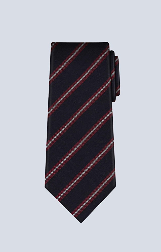 Jedwabny krawat z dodatkiem wełny