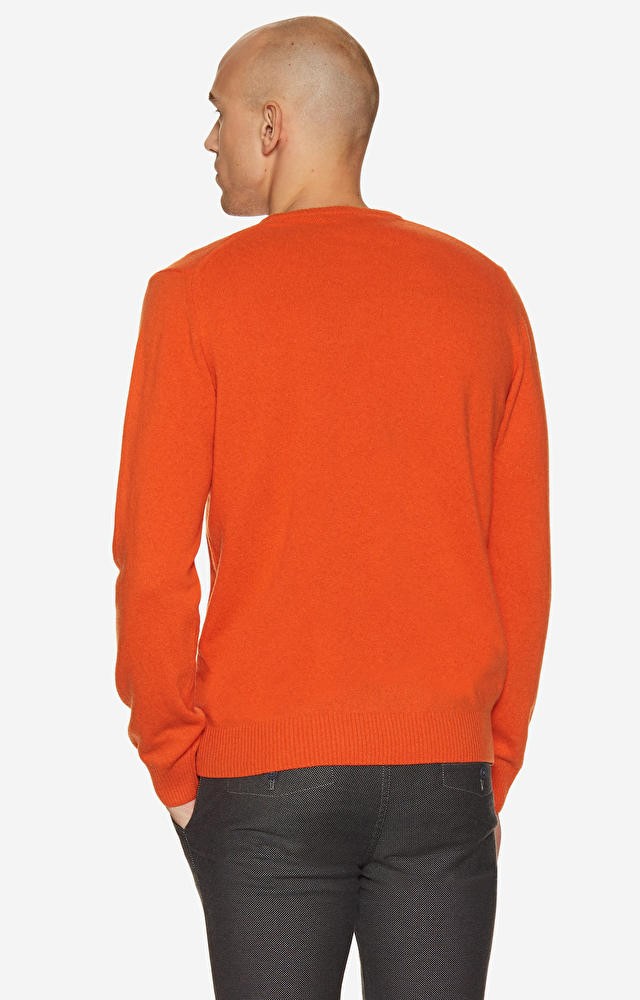 Lekki, wełniany sweter typu round-neck