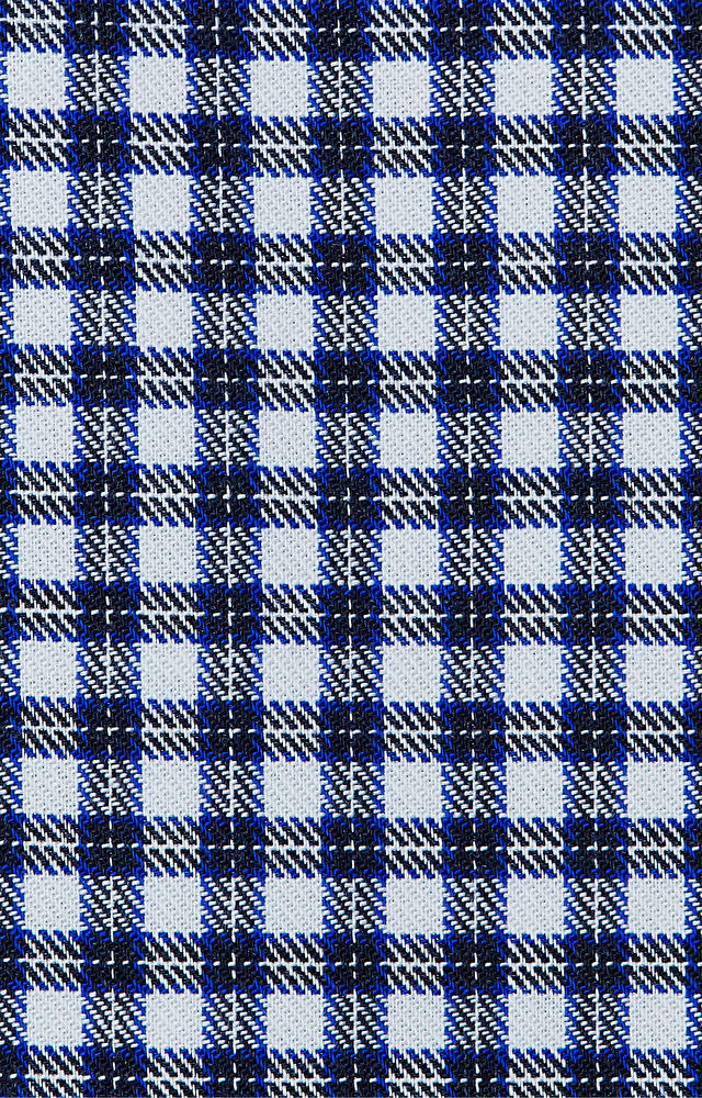 Swobodna koszula w kratę z kieszonką, klasyczny kołnierz - 5